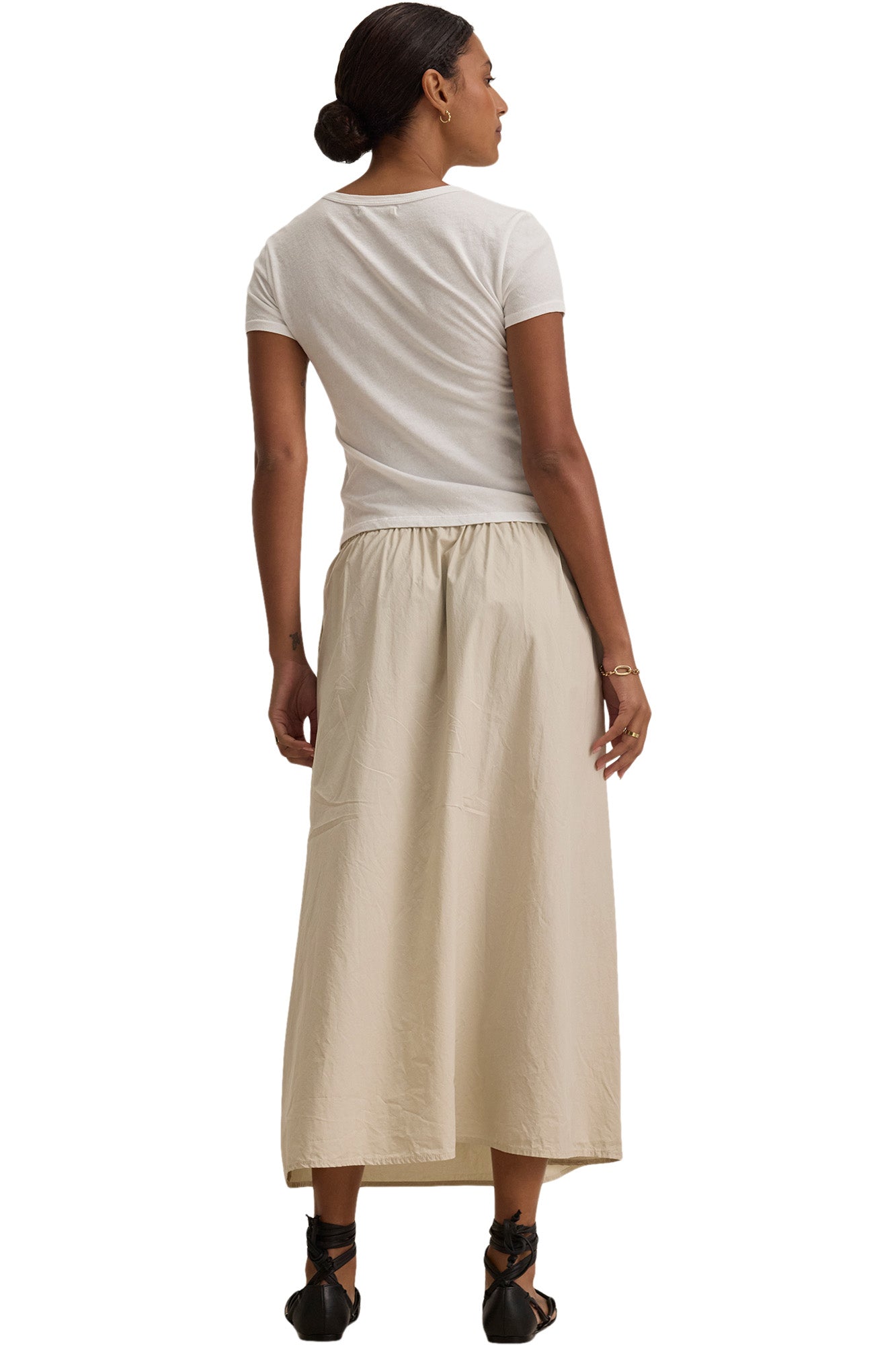 Velvet Bella Skirt in Sesame