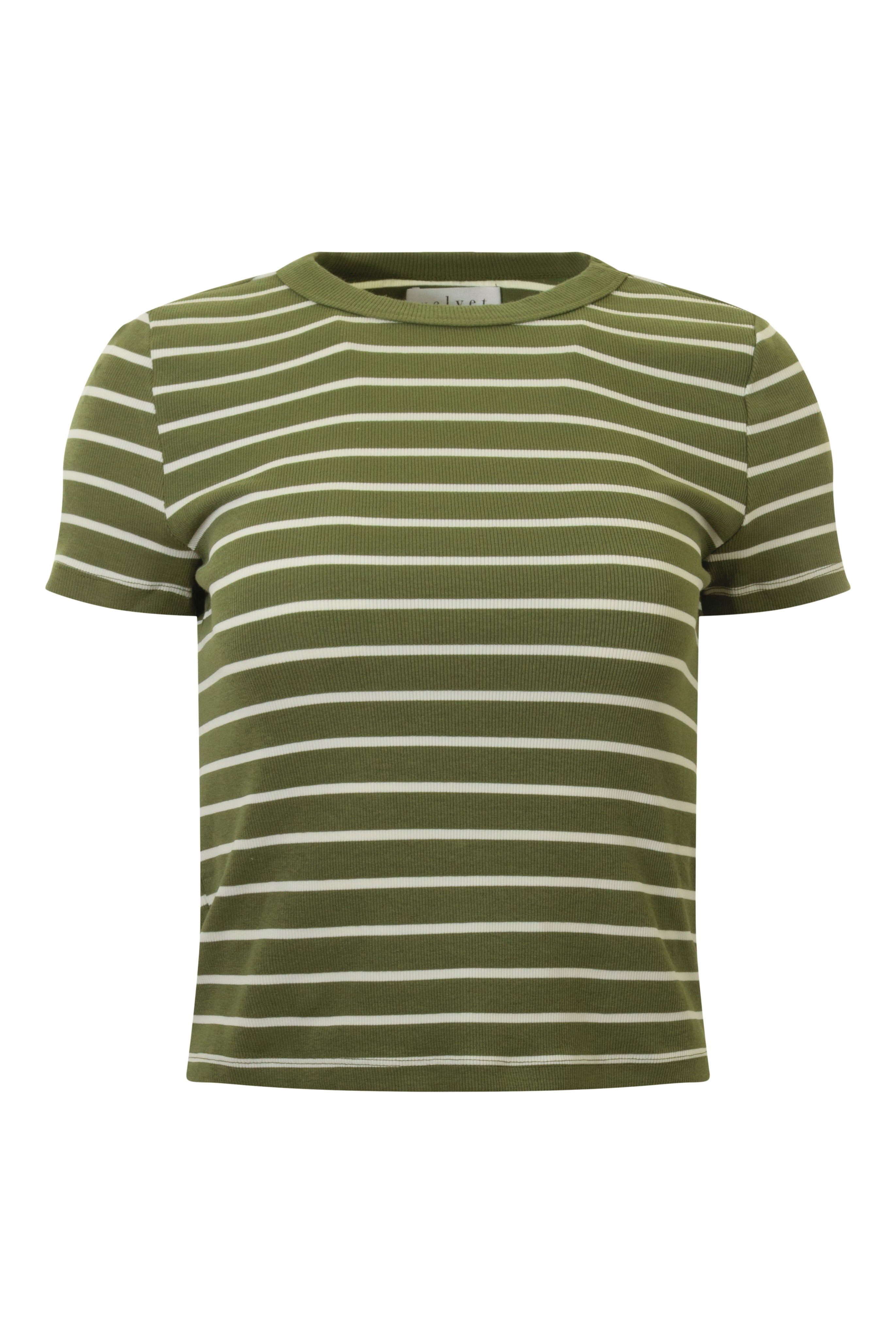 Velvet Brenda Short Sleeve Crew Neck Tee