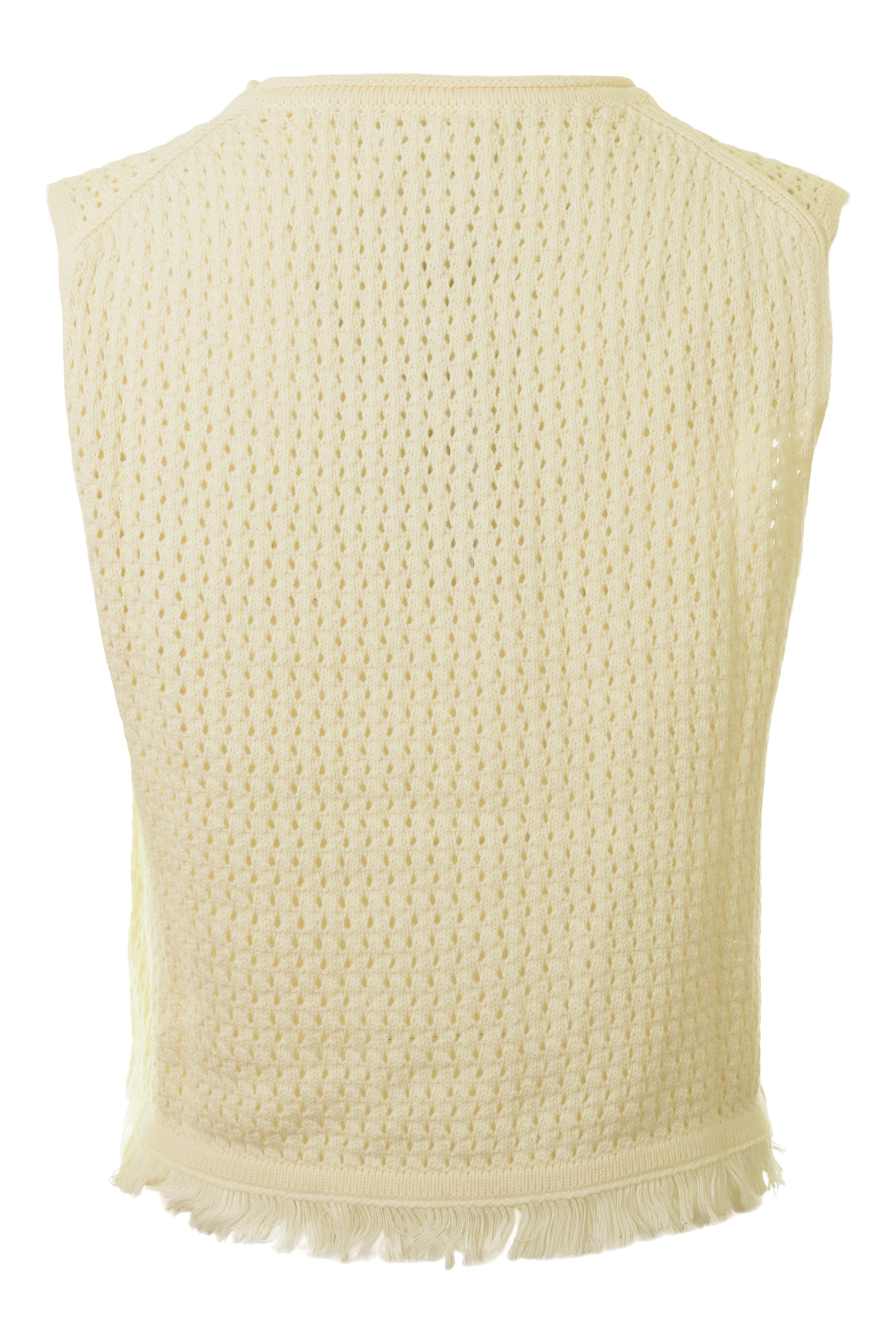 Velvet Cova Sleeveless Mesh Sweater