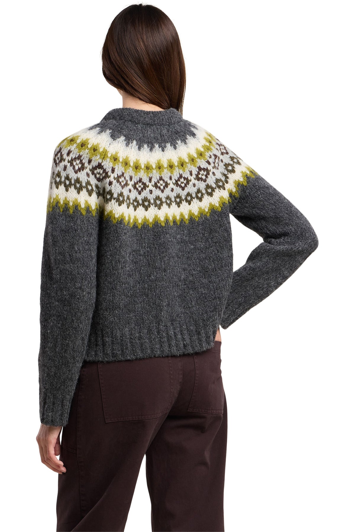 Velvet Edith Crewneck Sweater in Multi