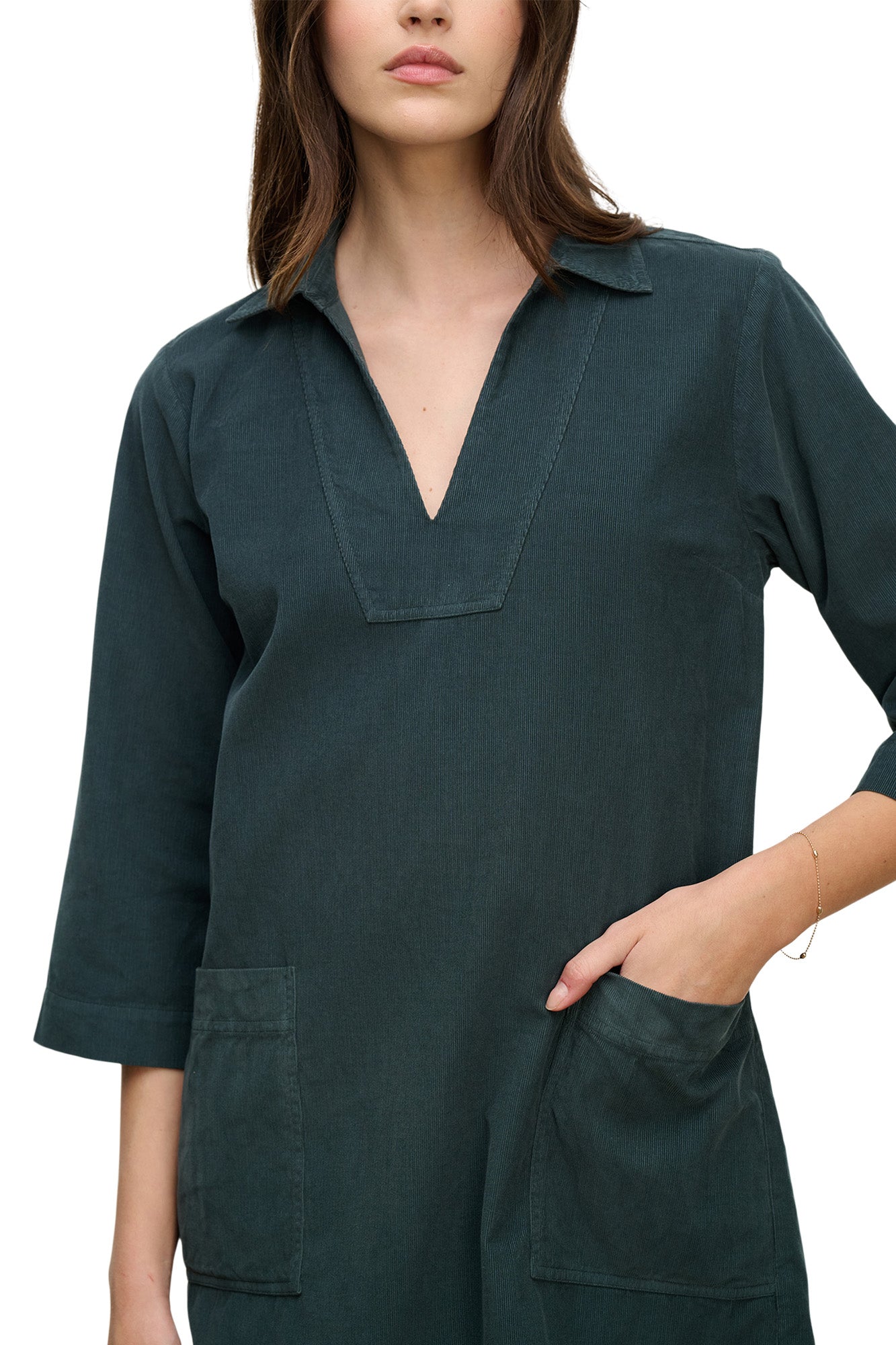 Velvet Elke Corduroy Dress