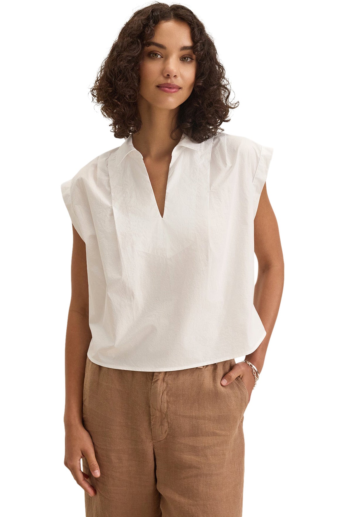 Velvet Florence Top in White