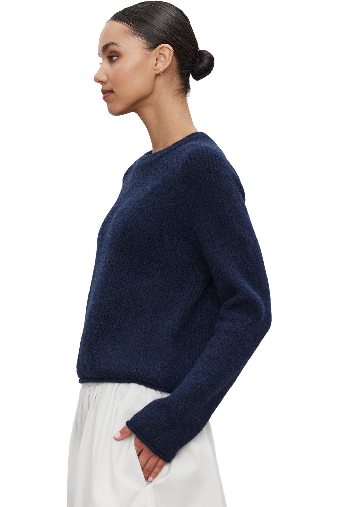 Velvet Gigi Cozy Knit Crewneck Sweater