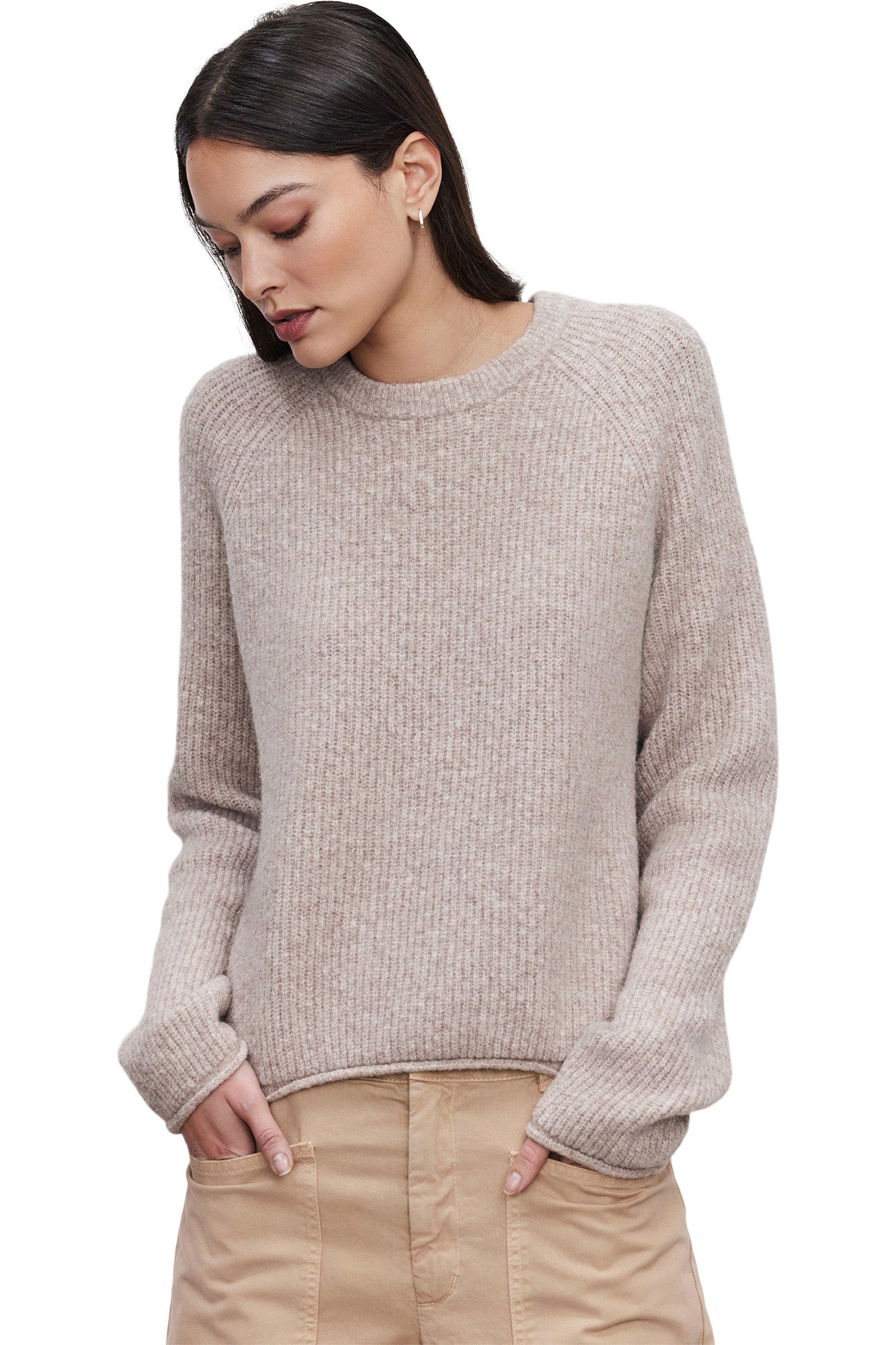 Velvet Gigi Cozy Knit Crewneck Sweater