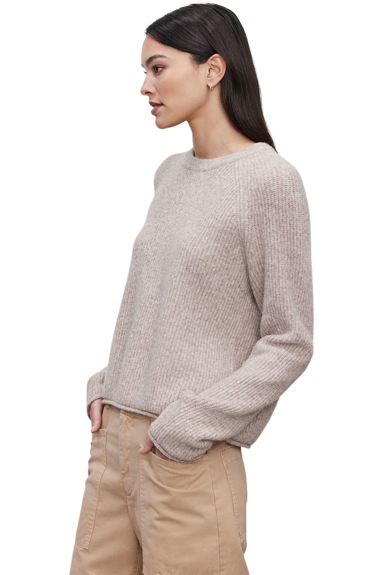 Velvet Gigi Cozy Knit Crewneck Sweater