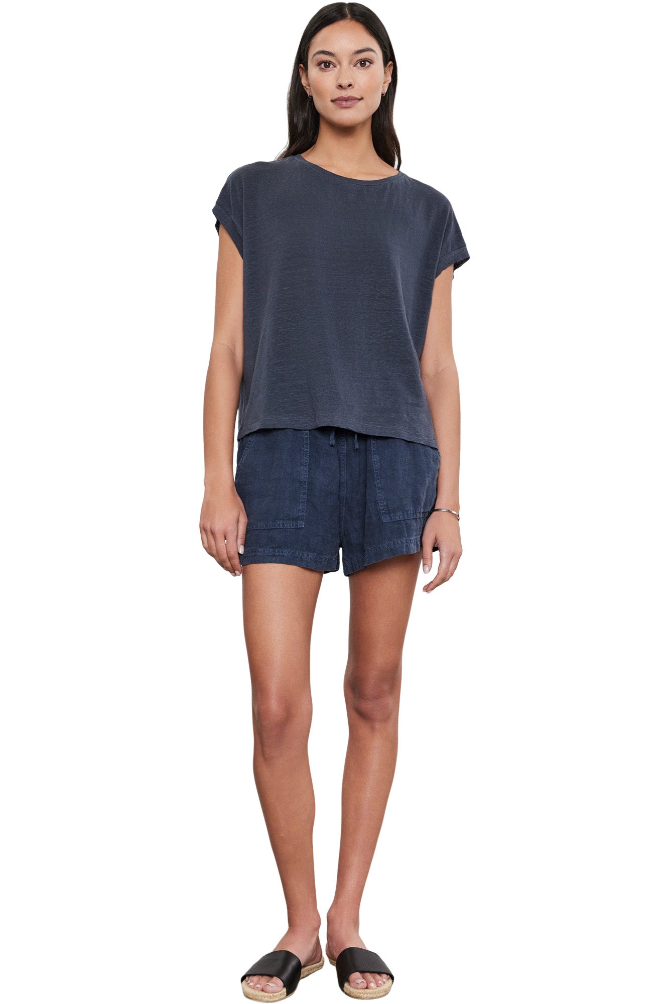 Velvet Hudson Linen Knit Top