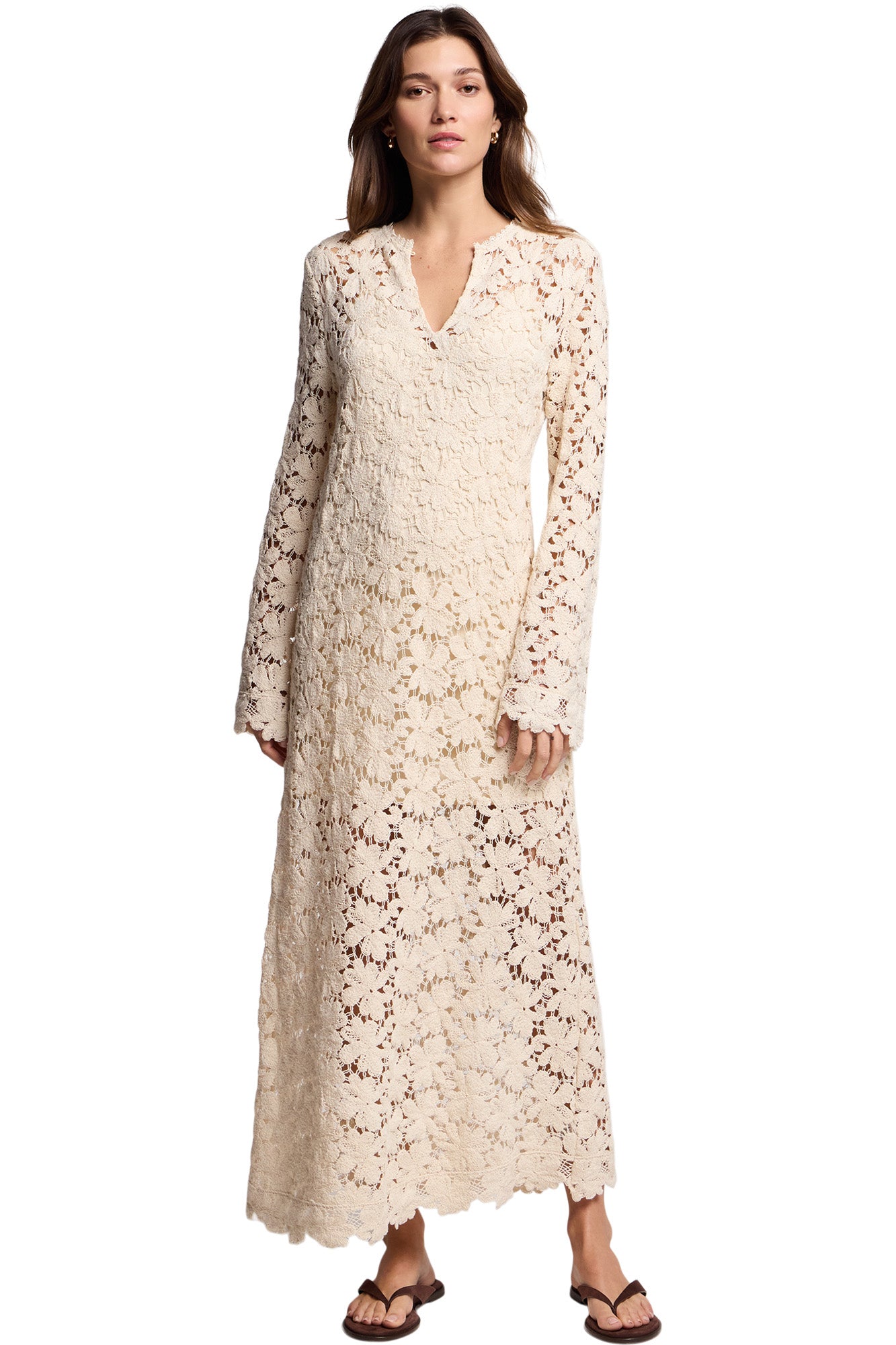 Velvet Jovie Maxi Dress in Oat