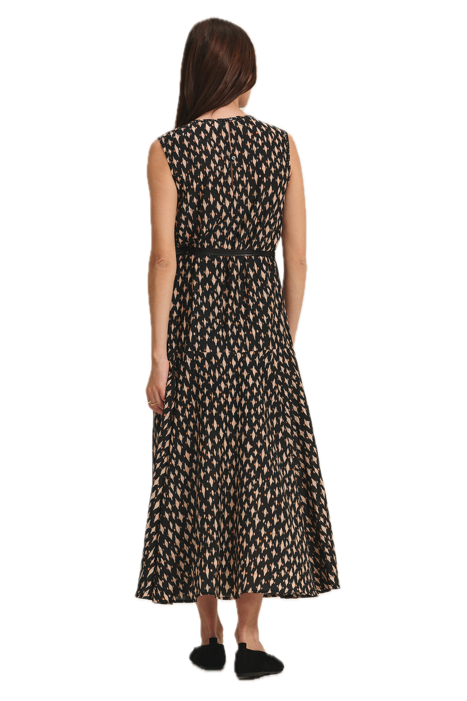 Velvet Kaitlyn Printed Voile Dress in Nightfall