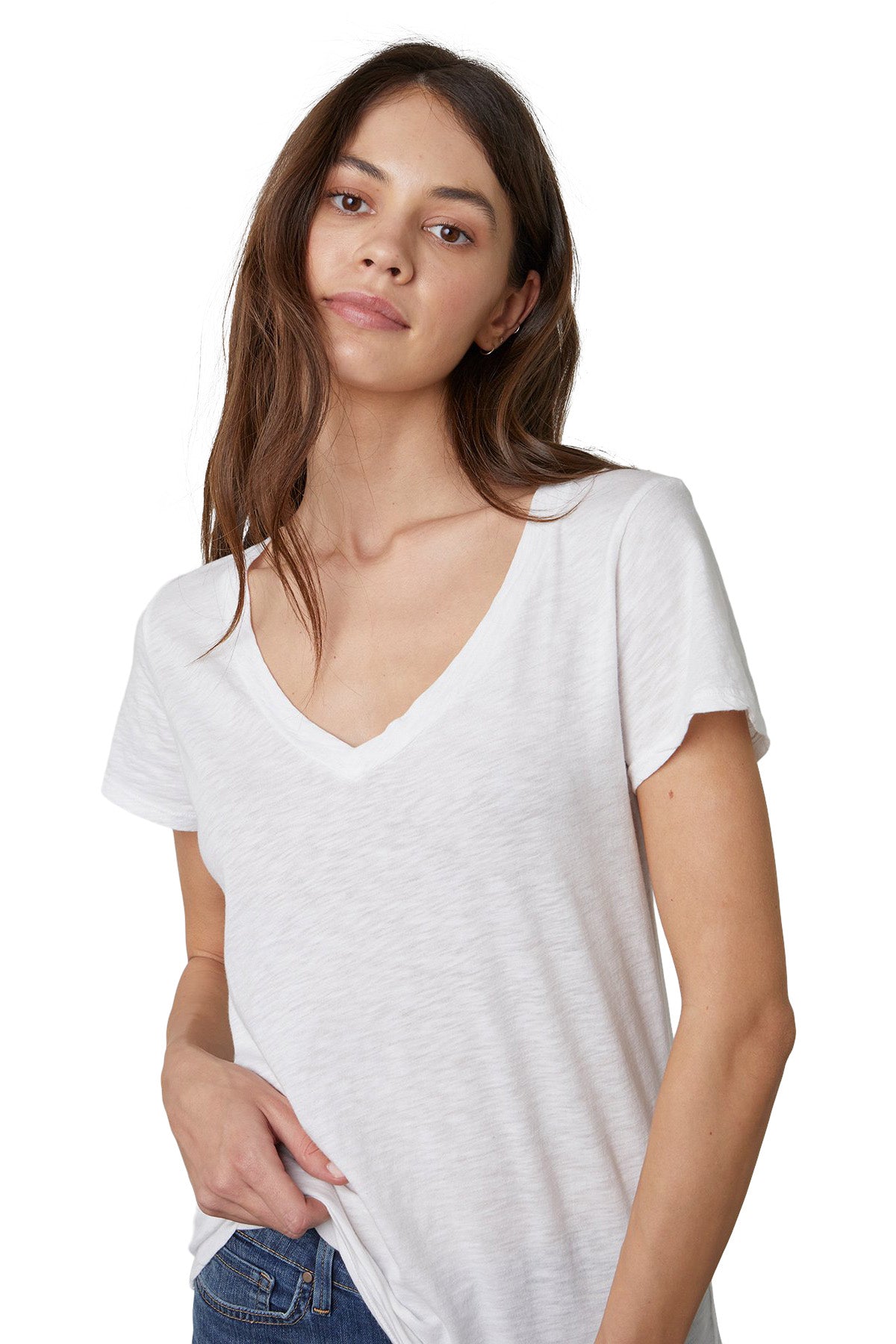 Velvet Lilith V-neck Tee