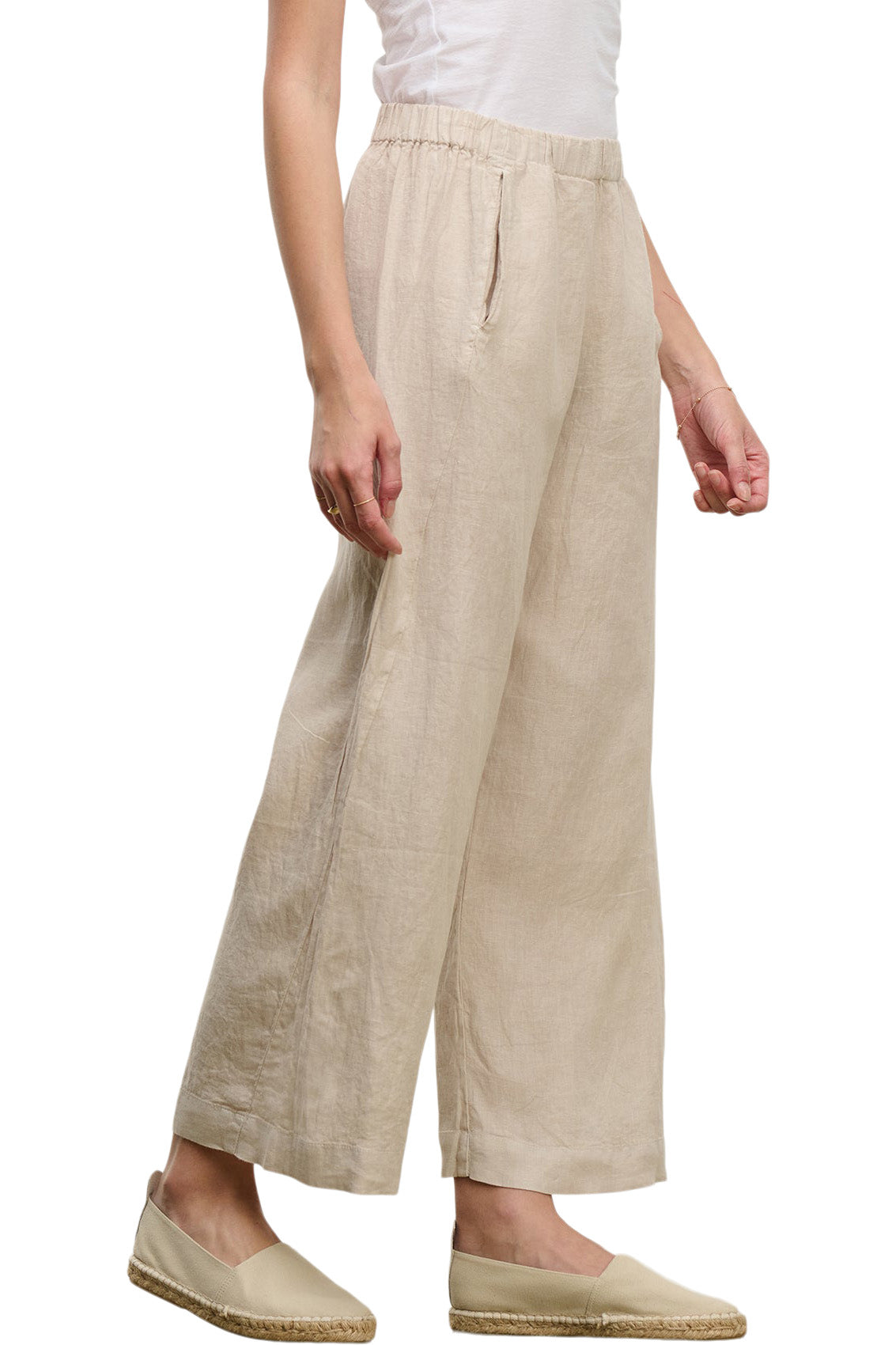 Velvet Lola Woven Linen Pant