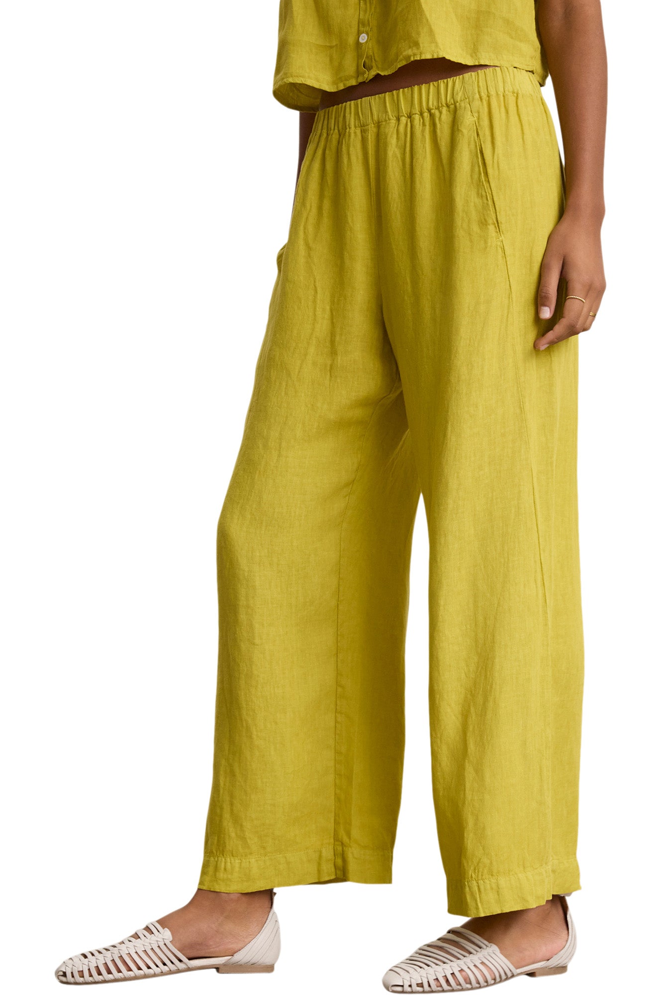 Velvet Lola Woven Linen Pant