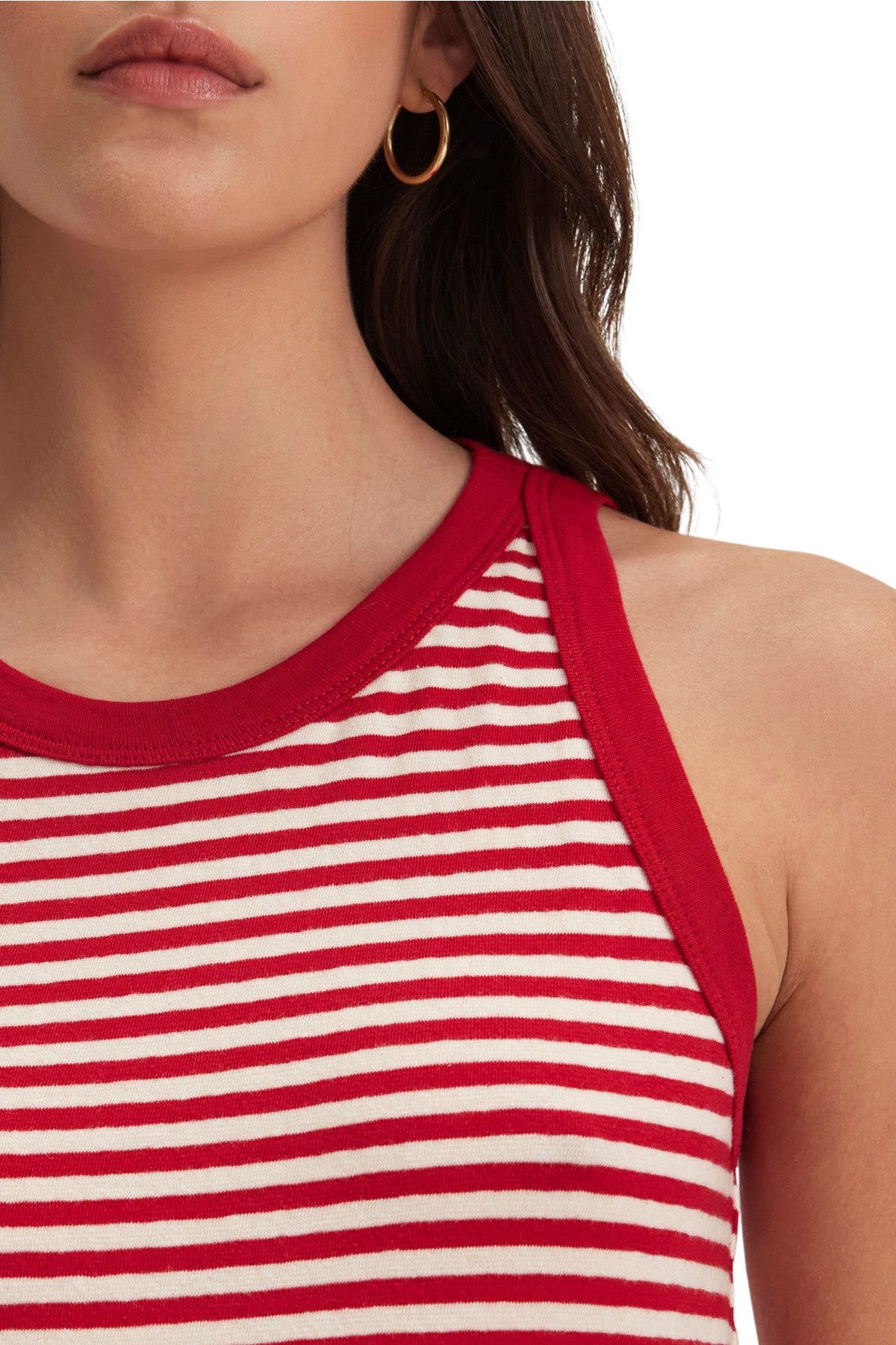 Velvet Lua Tank Top in Red
