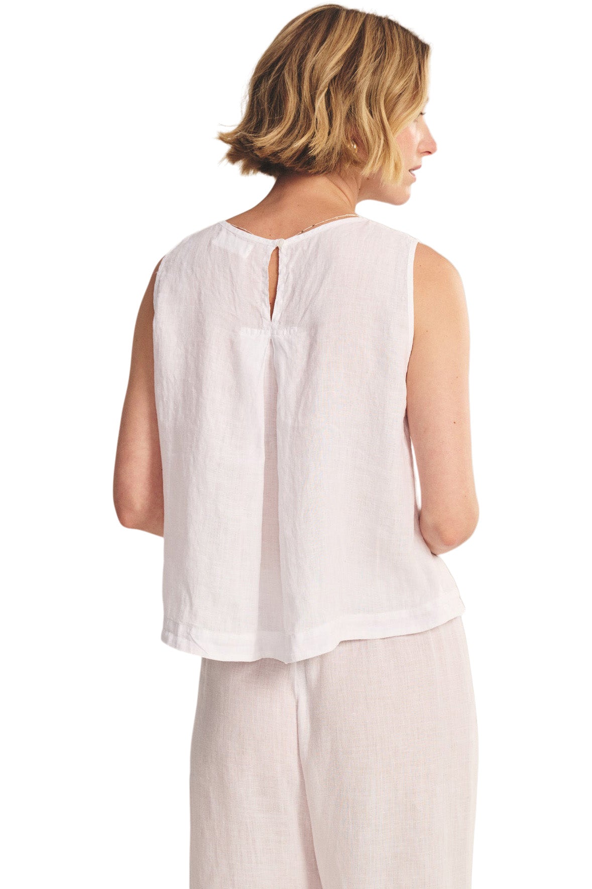 Velvet Maxine Linen Top