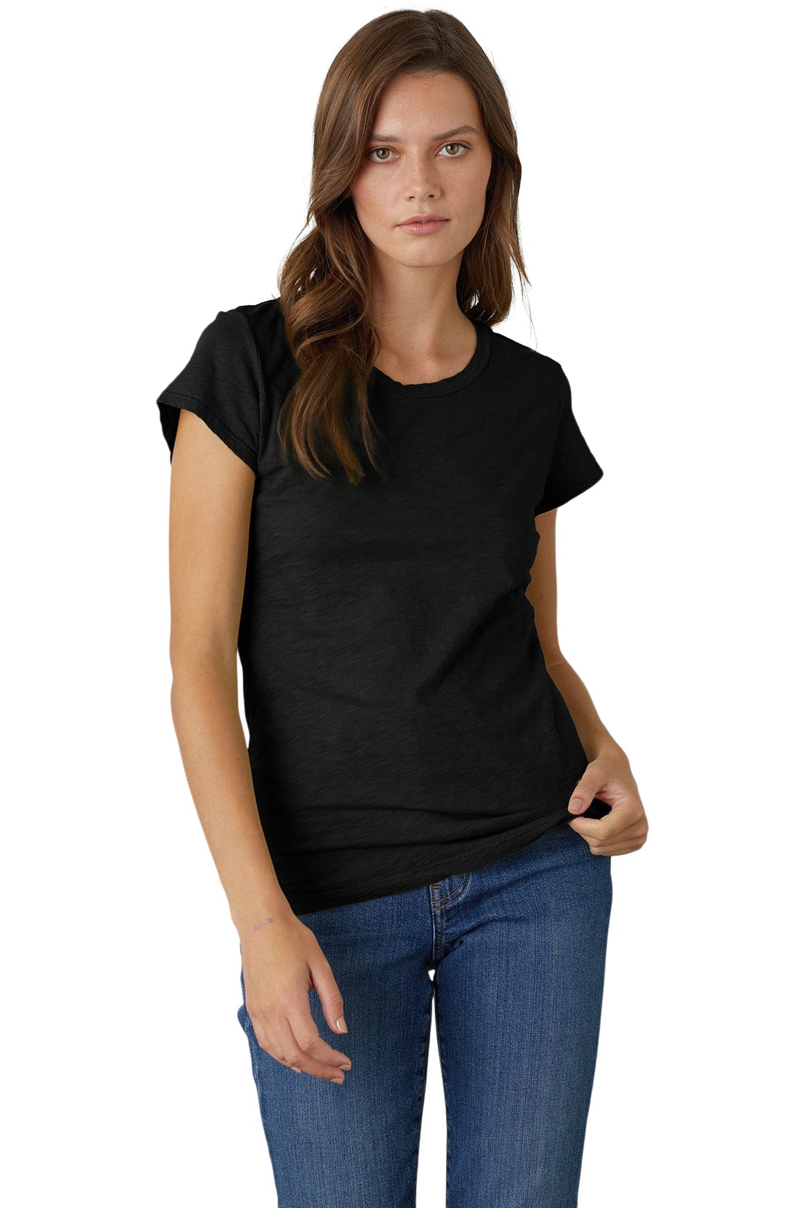 Velvet Odelia Cotton Scoop Neck Tee