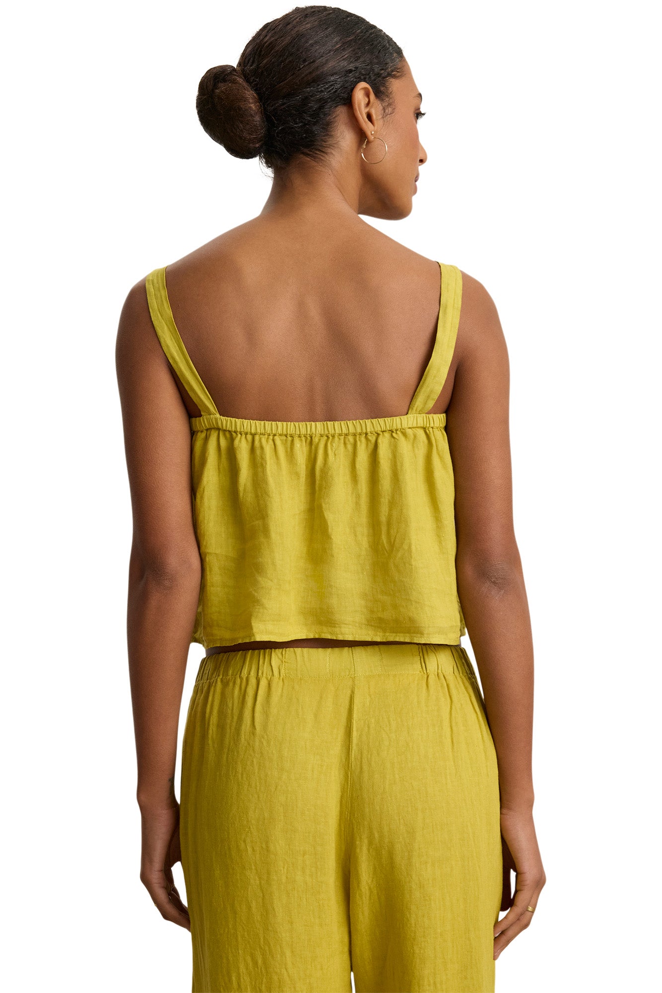 Velvet Quin Woven Linen Top