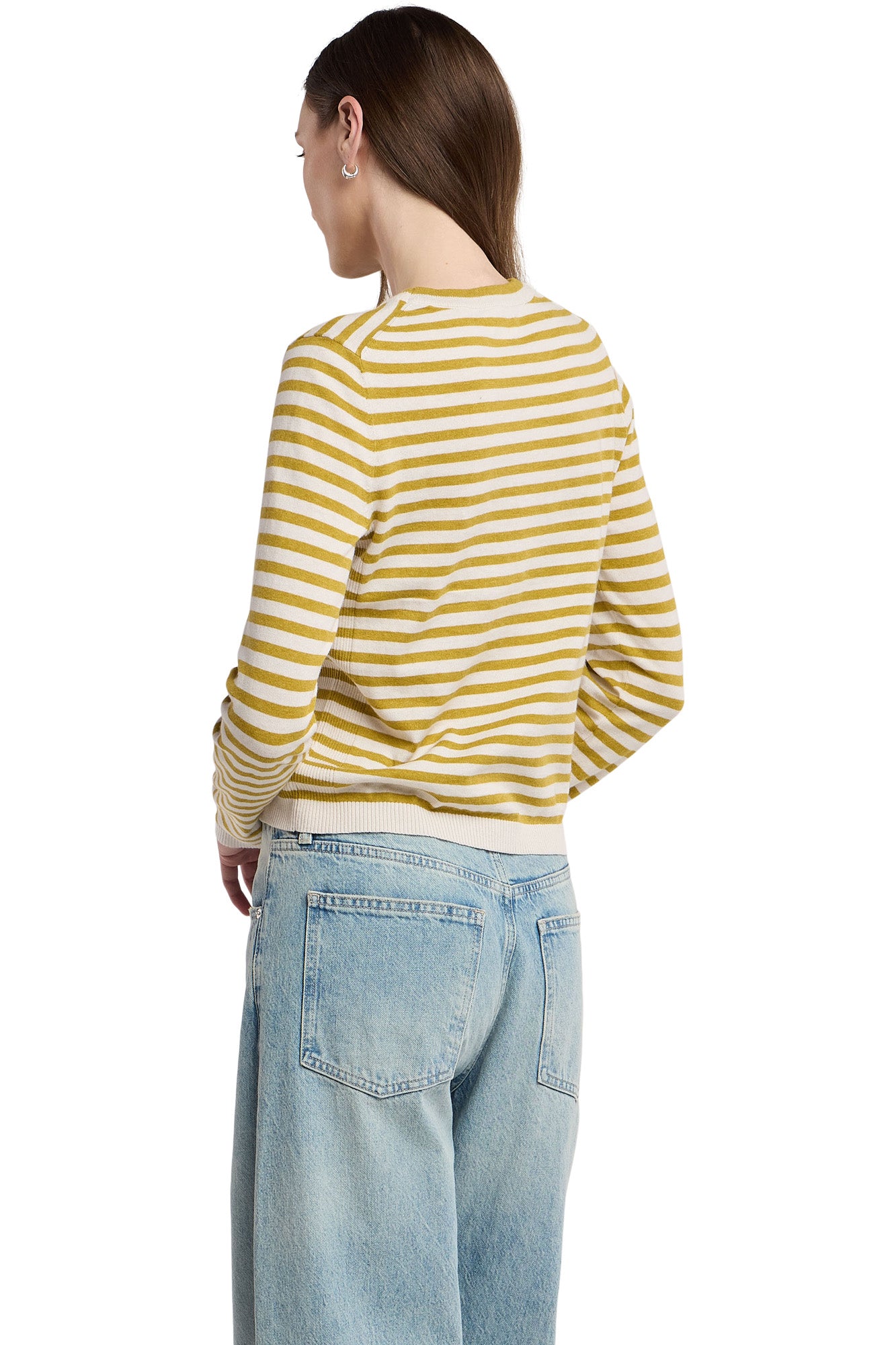Velvet Roxy Striped Crewneck Sweater