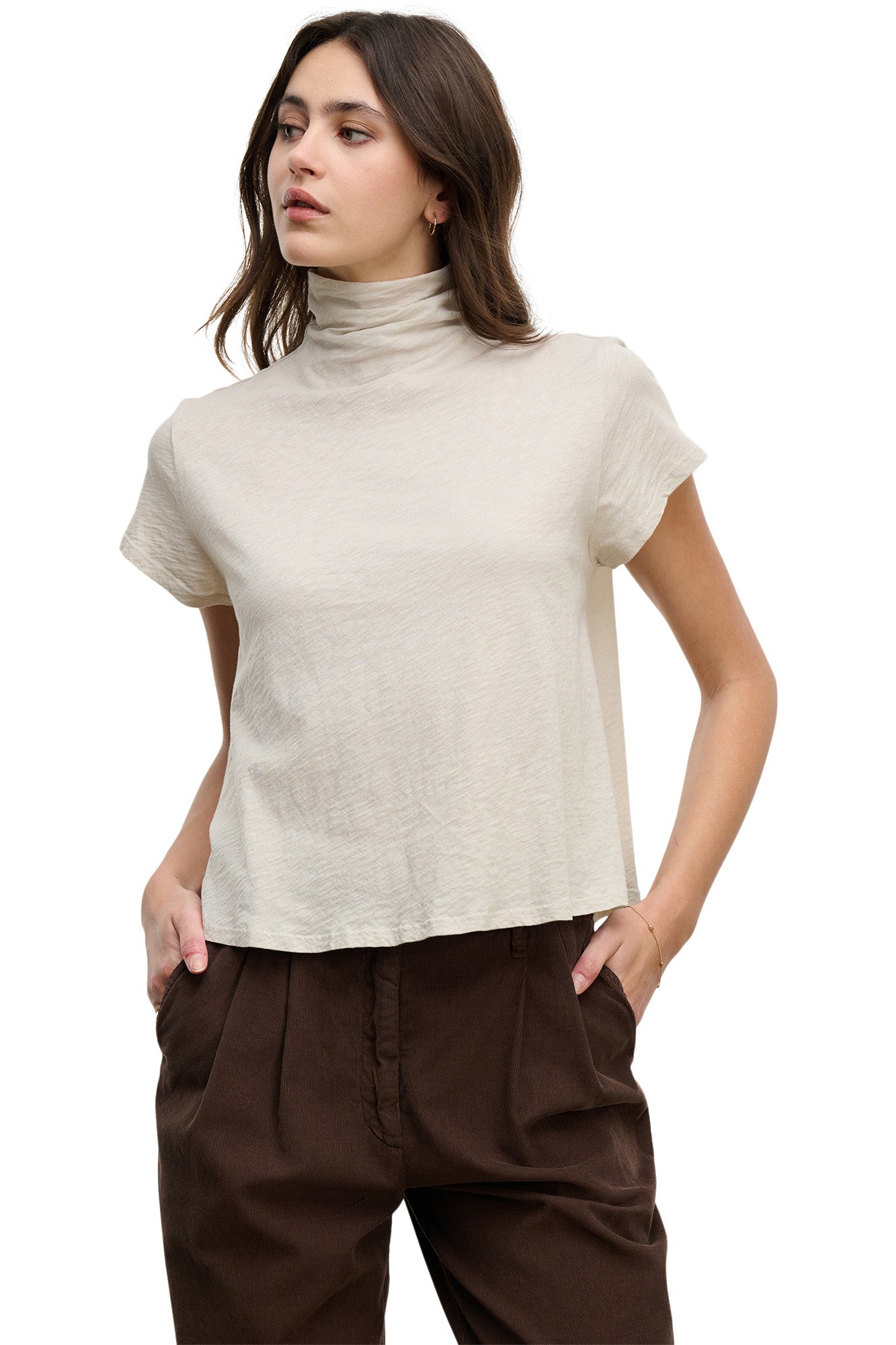 Velvet Savi Mockneck Top