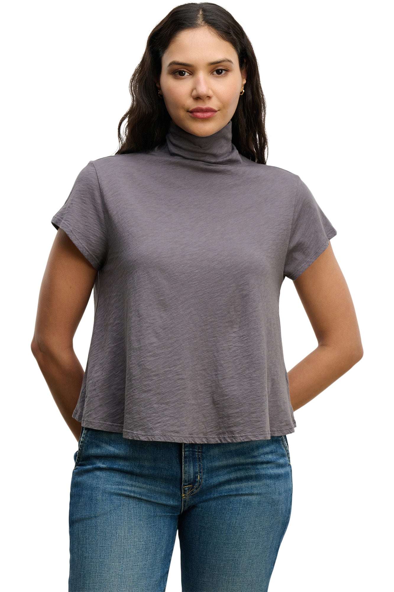 Velvet Savi Mockneck Top