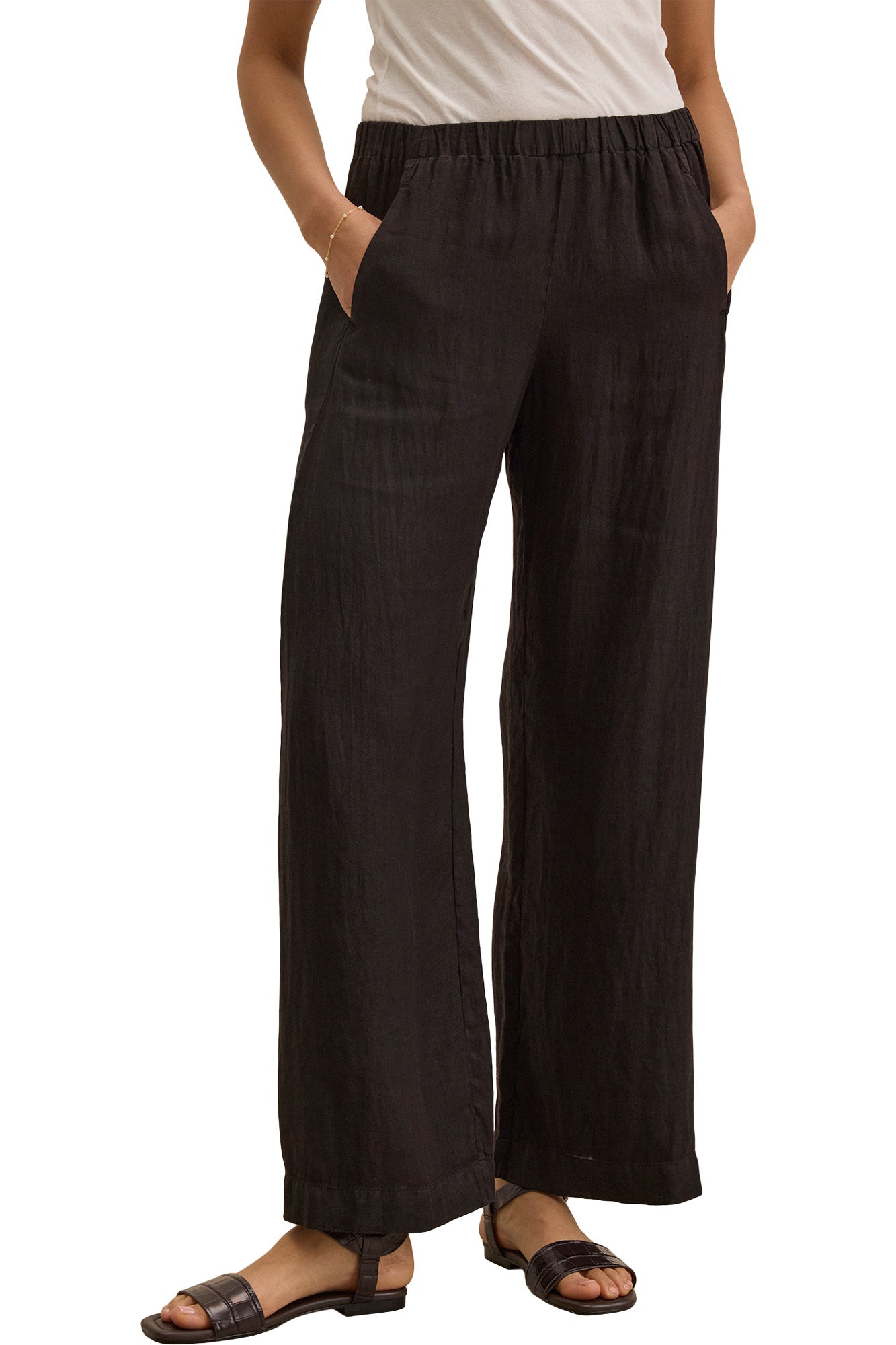 Velvet Stephanie Pant in Black