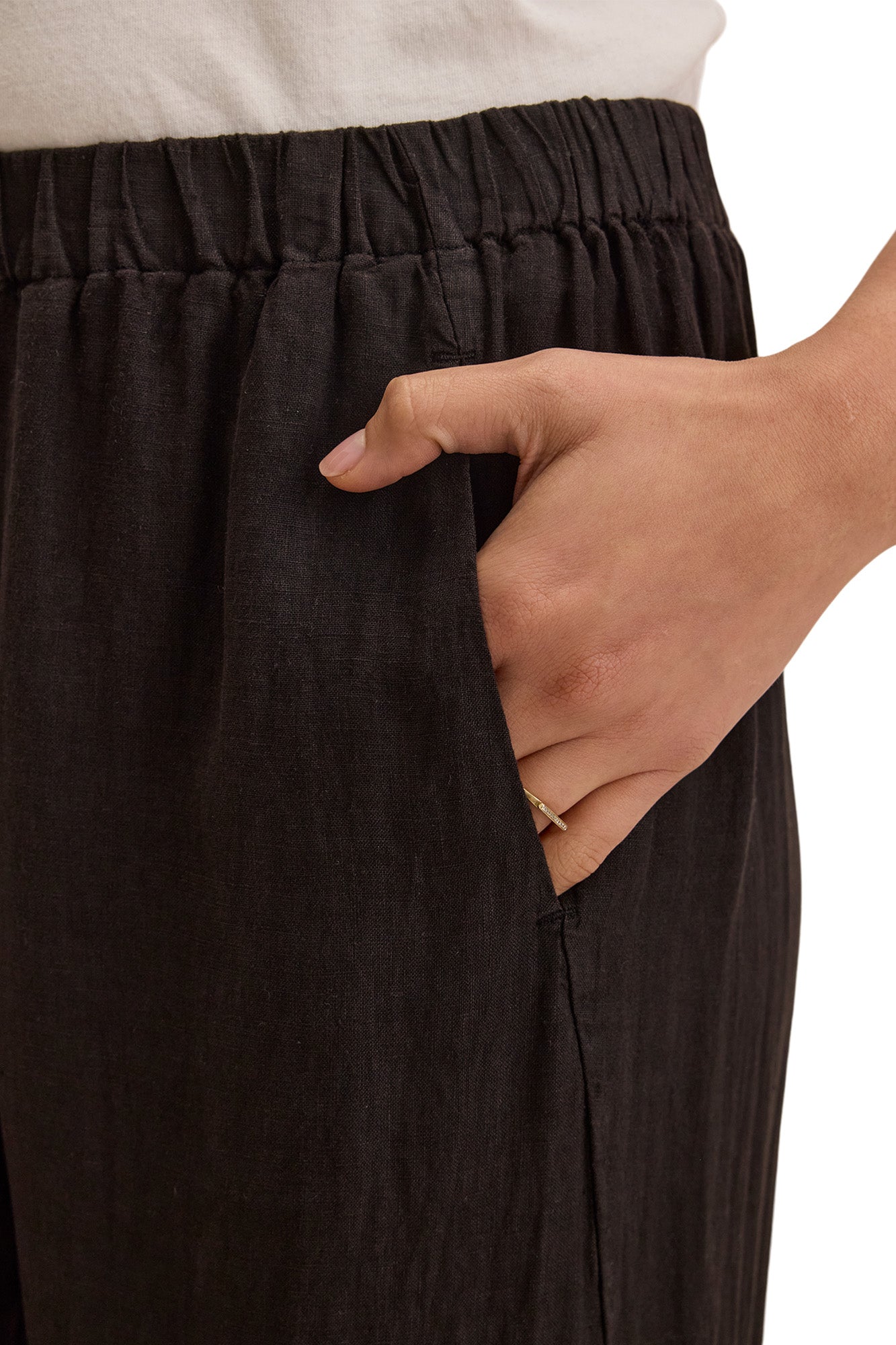 Velvet Stephanie Pant in Black