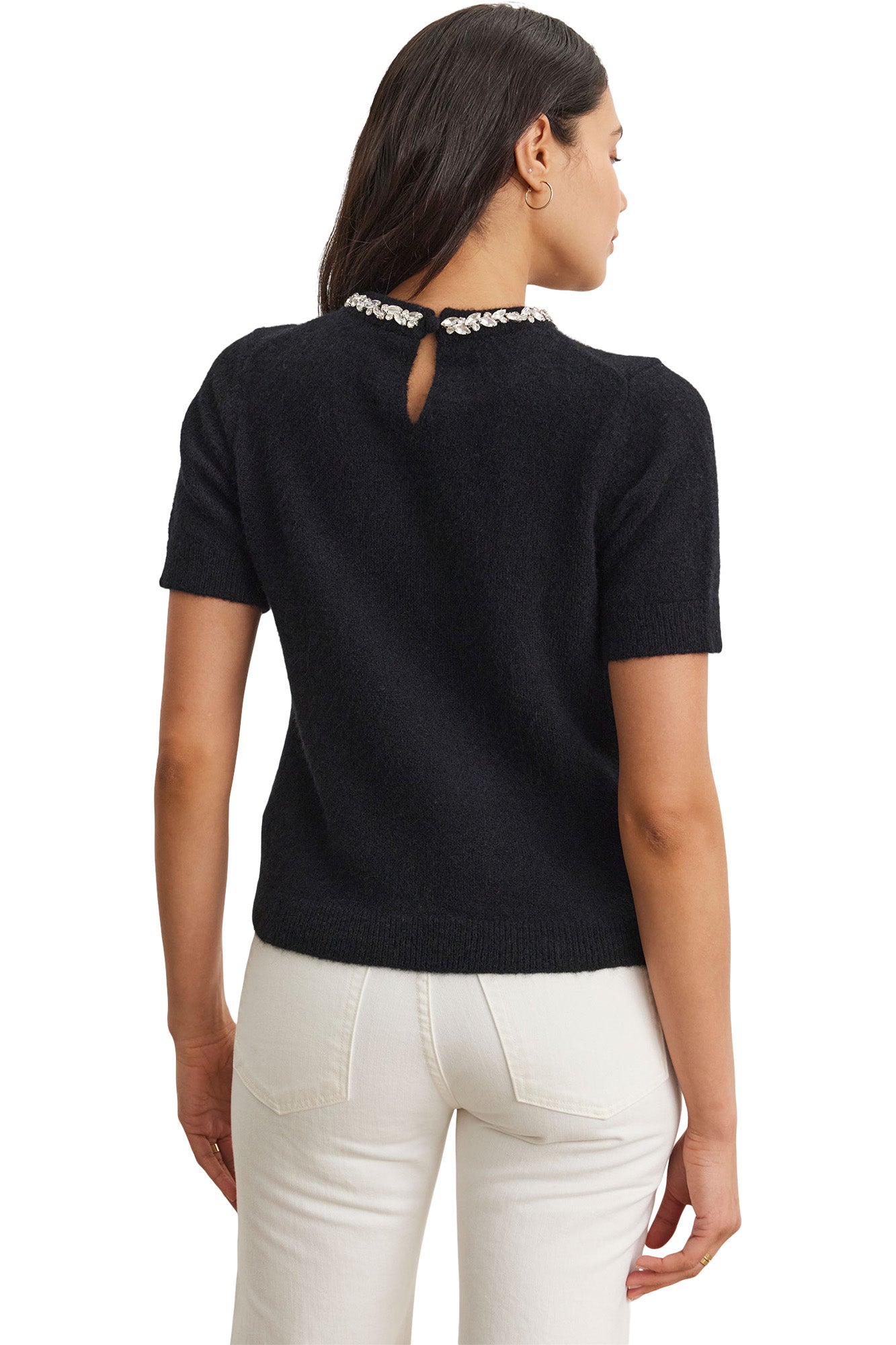 Velvet Layton Alpaca Embellished Sweater