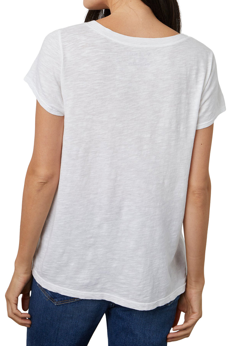 Velvet Jilian Original Slub V-neck Tee