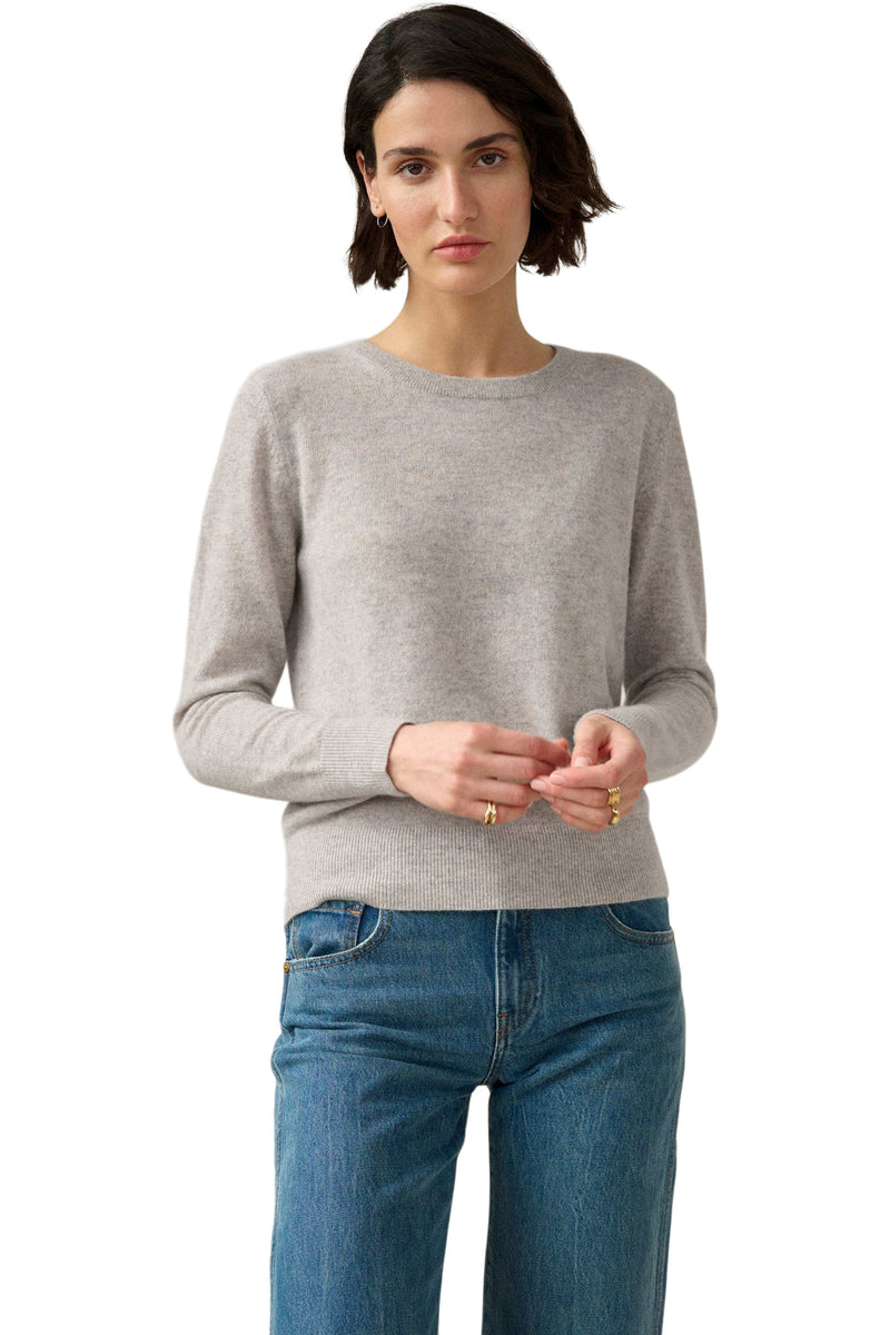 White & Warren Classic Cashmere  Crewneck Sweater