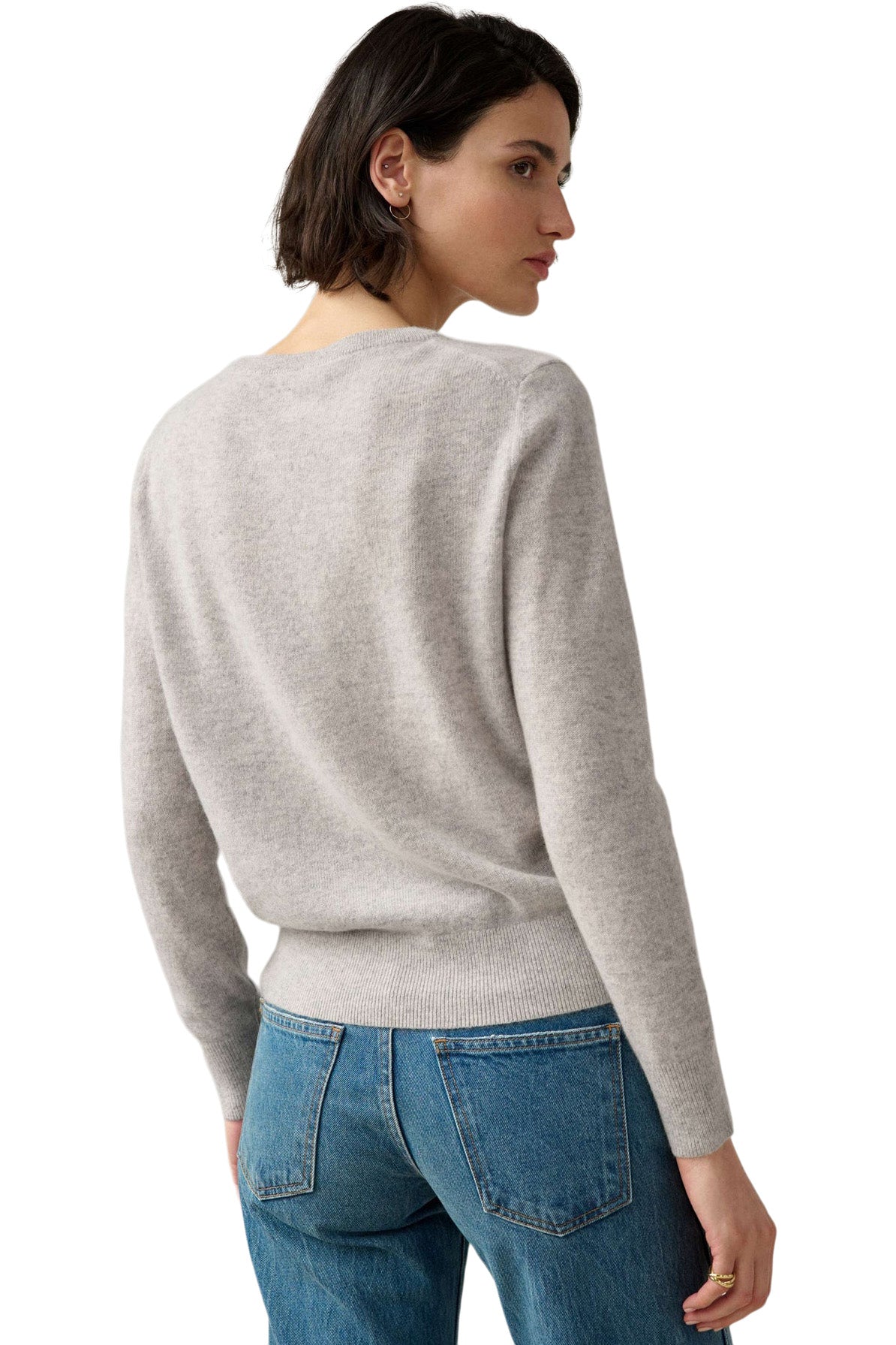 White & Warren Classic Cashmere Crewneck Sweater