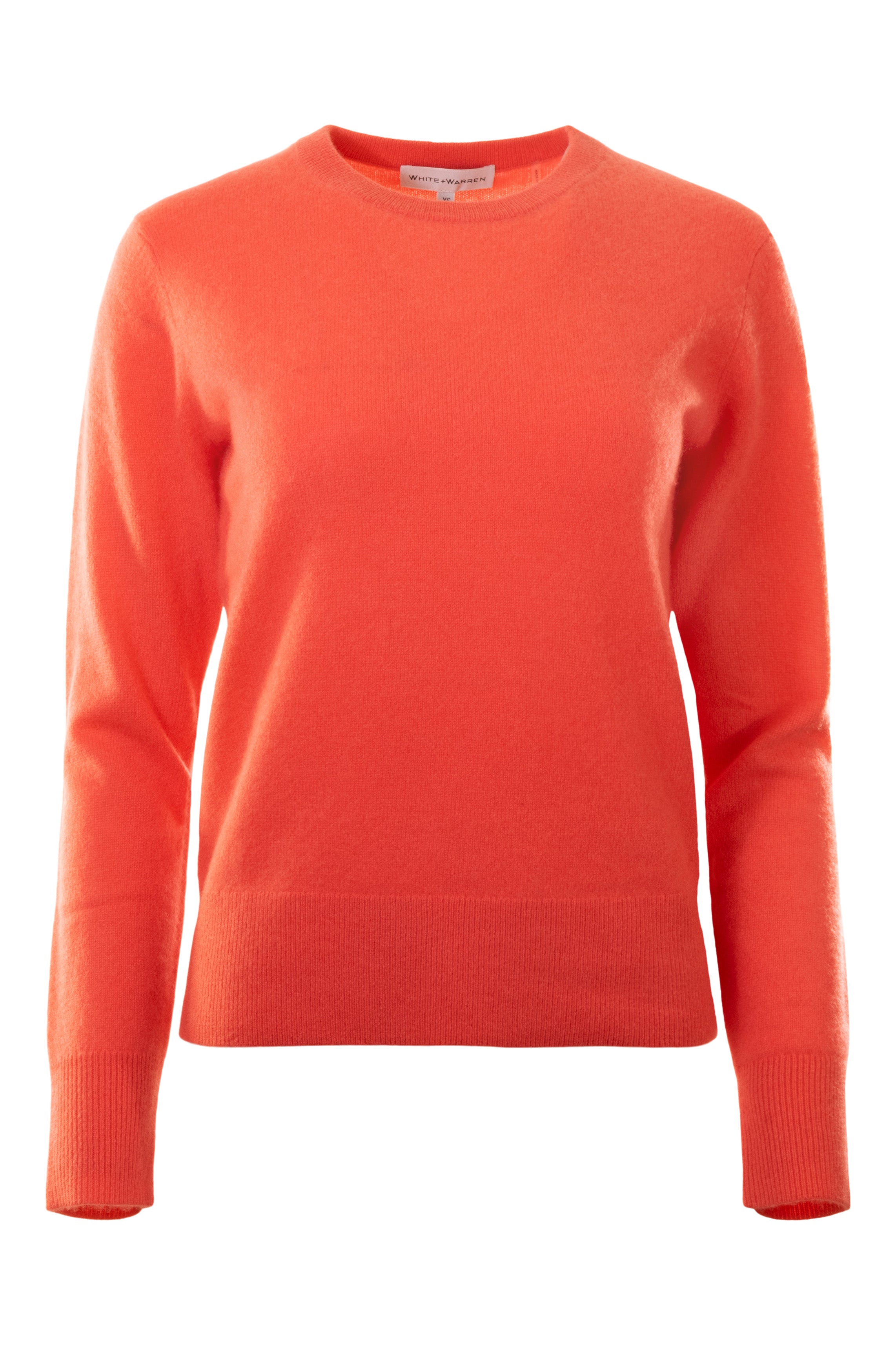 White & Warren Classic Cashmere Crewneck Sweater