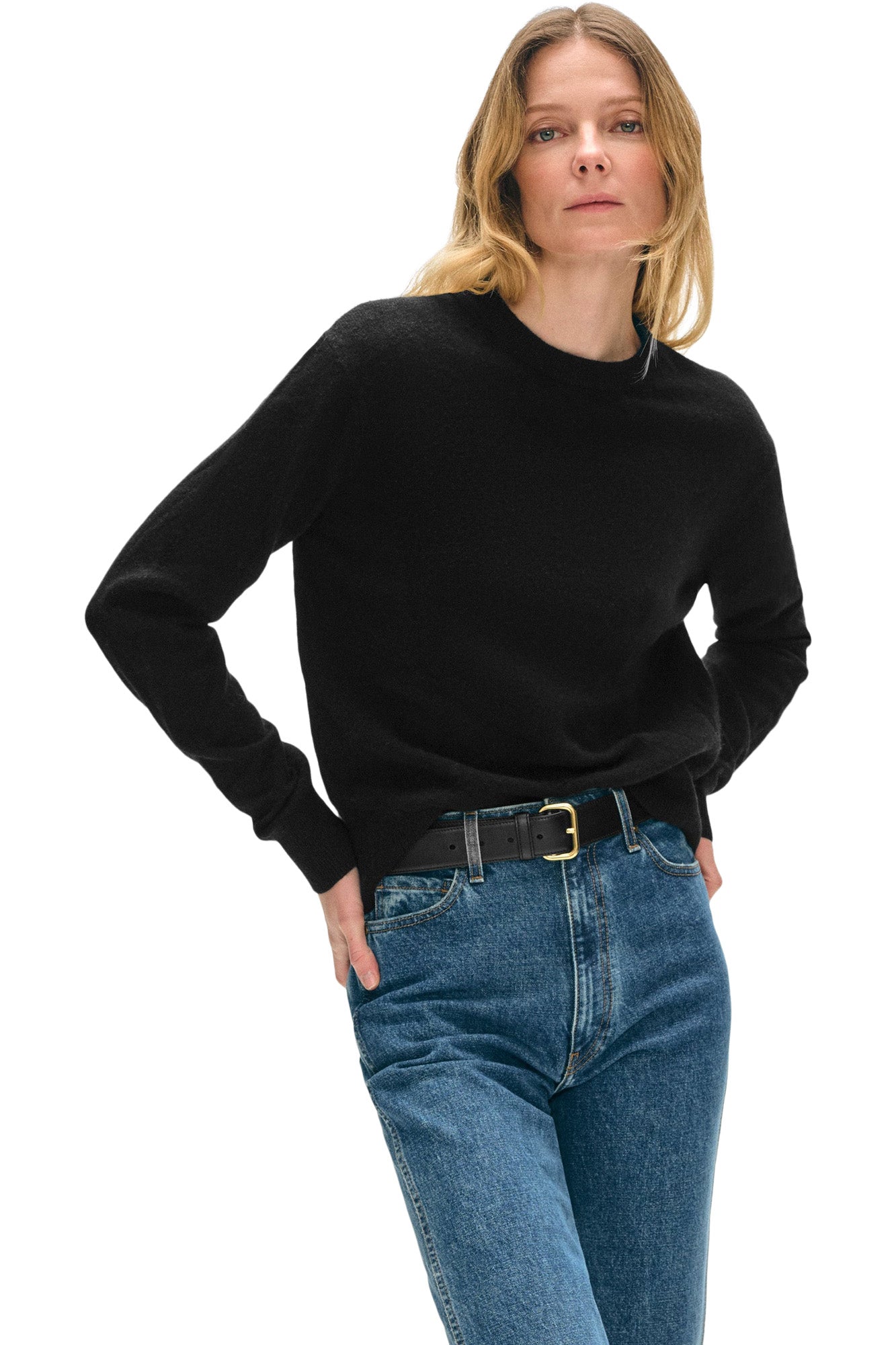 White & Warren Cashmere Crewneck Sweater