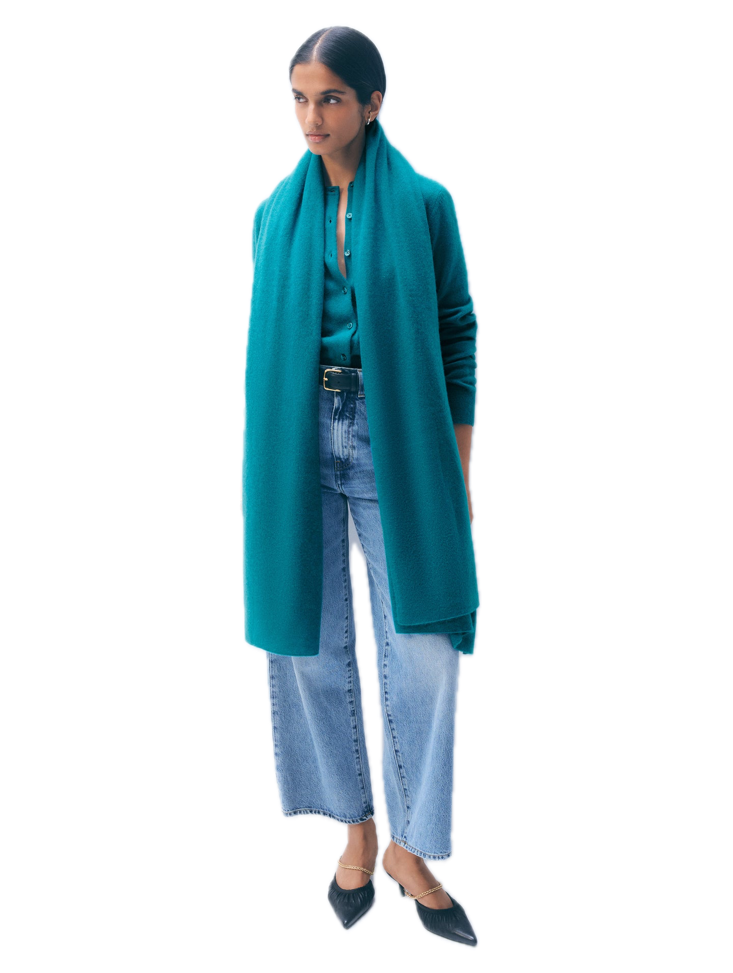 White + Warren Cashmere Travel Wrap