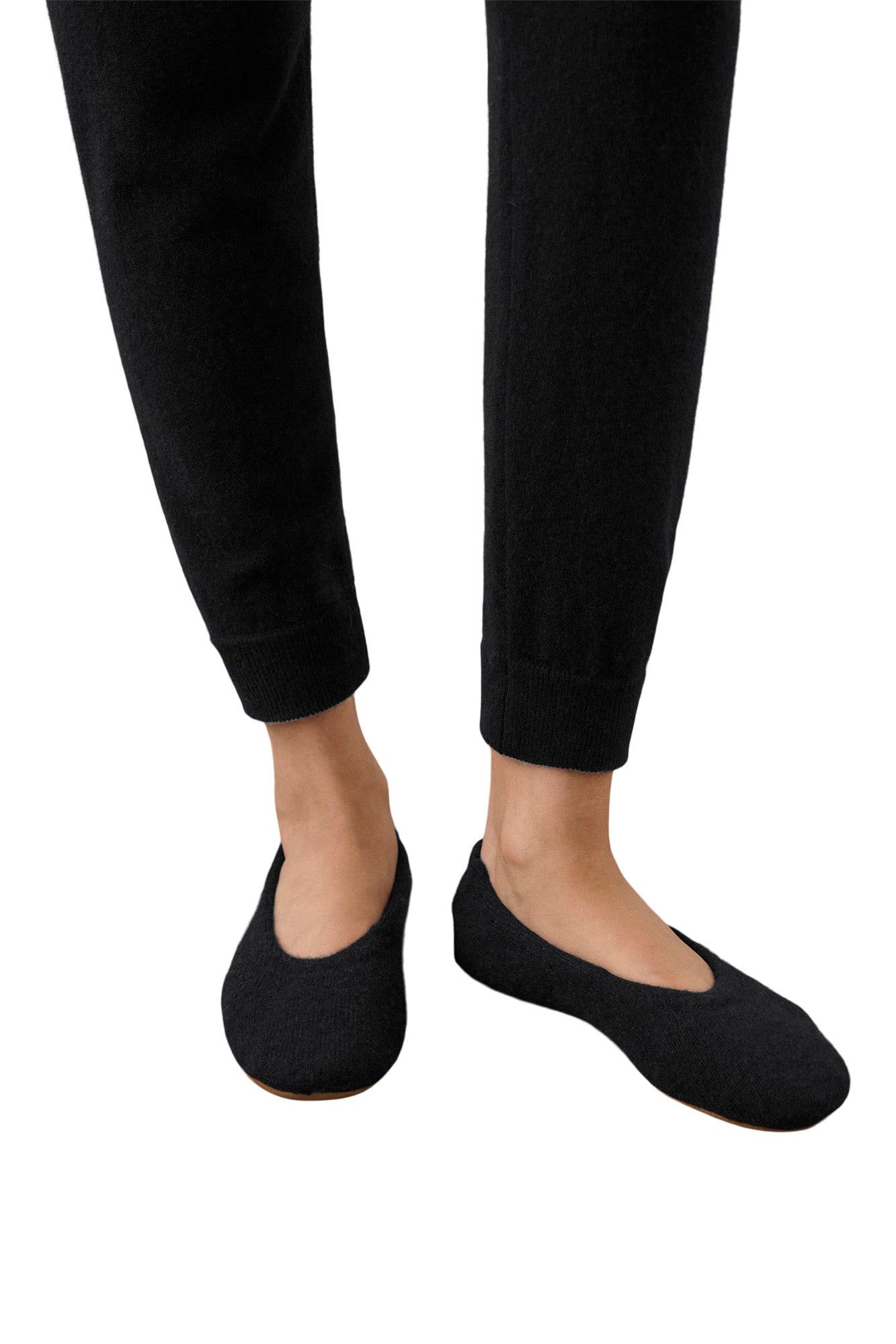 White & Warren Cashmere Ballet Slipper