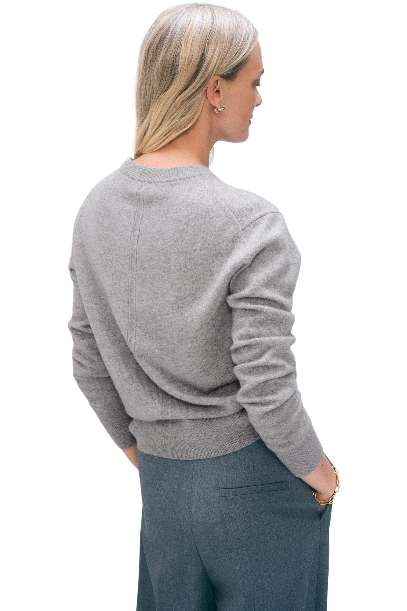 White & Warren Cashmere Crewneck Sweater