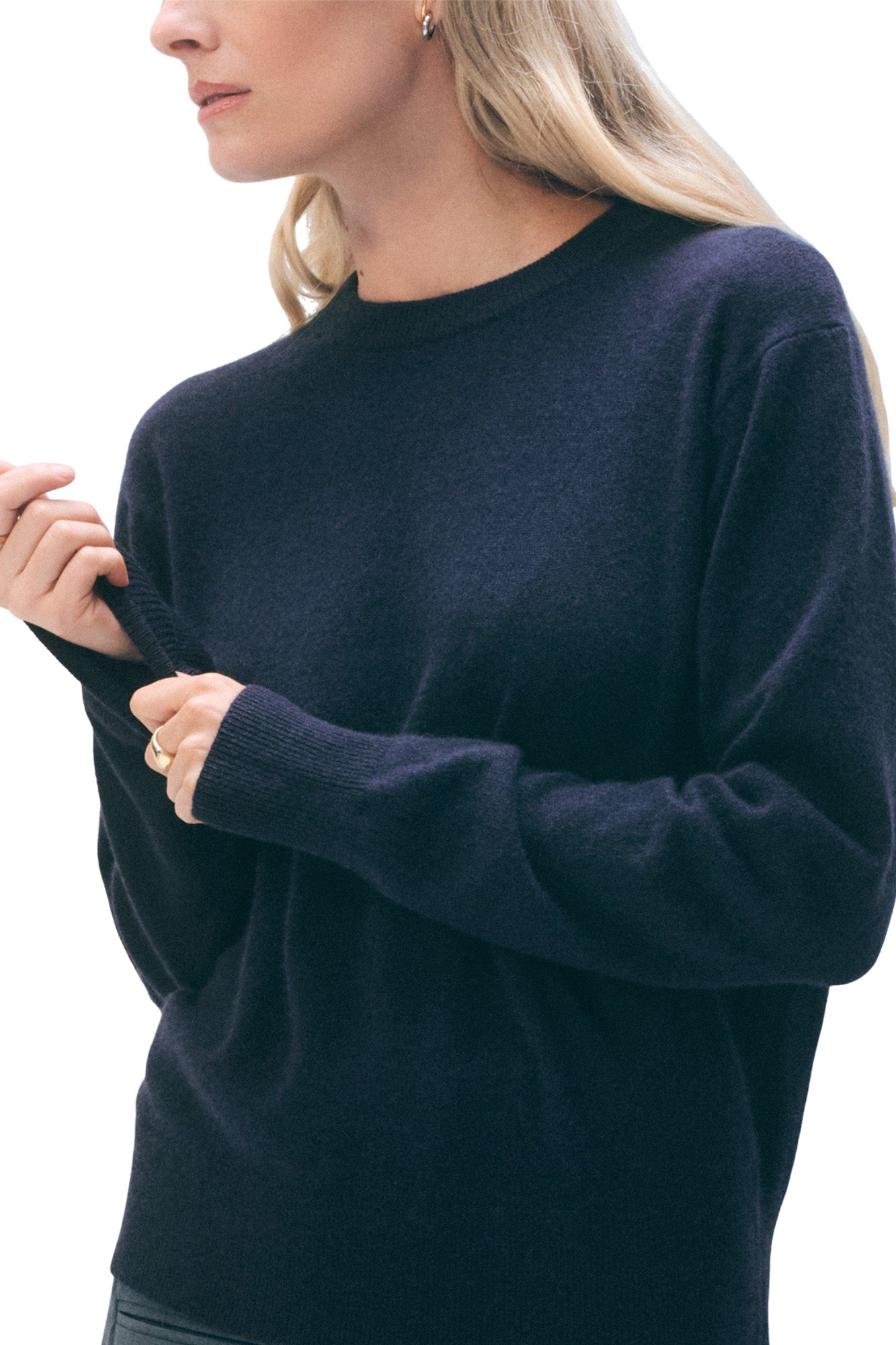 White & Warren Cashmere Crewneck Sweater
