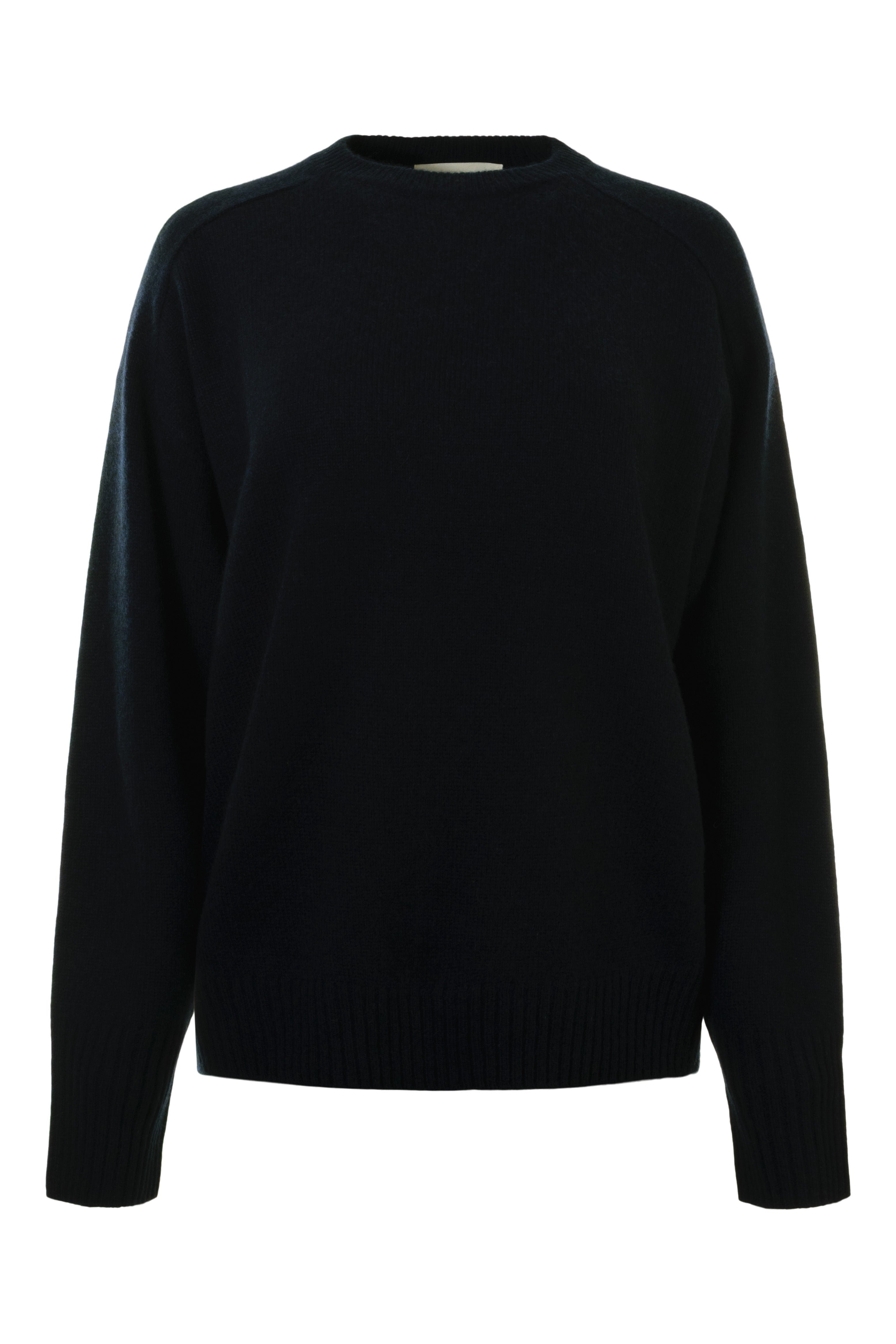 White & Warren Cashmere Saddle Sleeve Crewneck