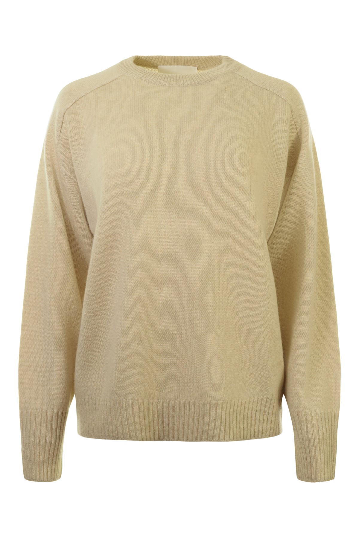 White & Warren Cashmere Saddle Sleeve Crewneck