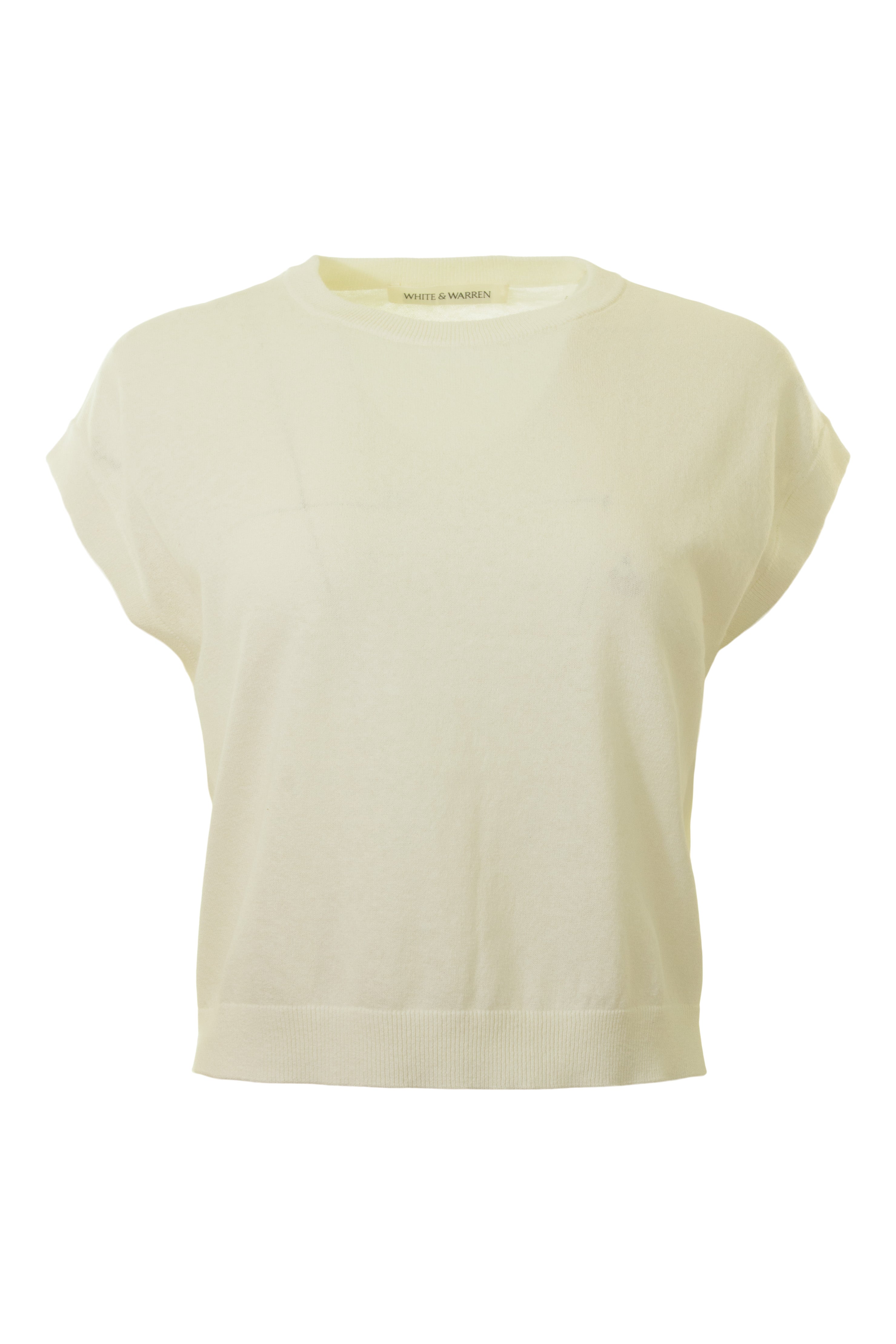 White & Warren Linen Blend T-Shirt
