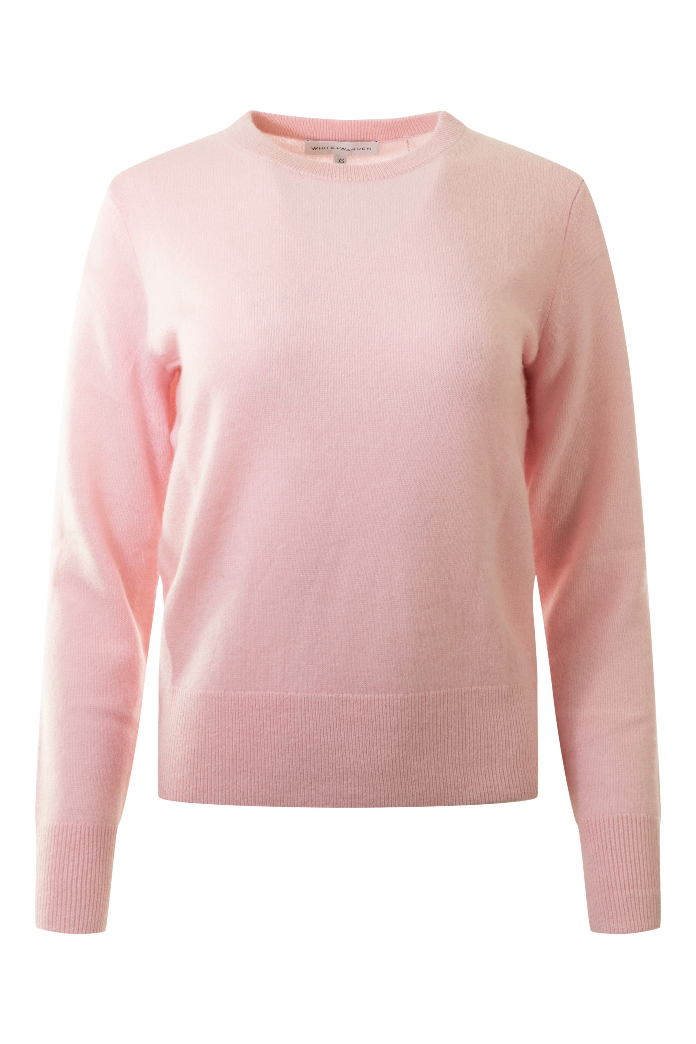 White & Warren Classic Cashmere Crewneck Sweater