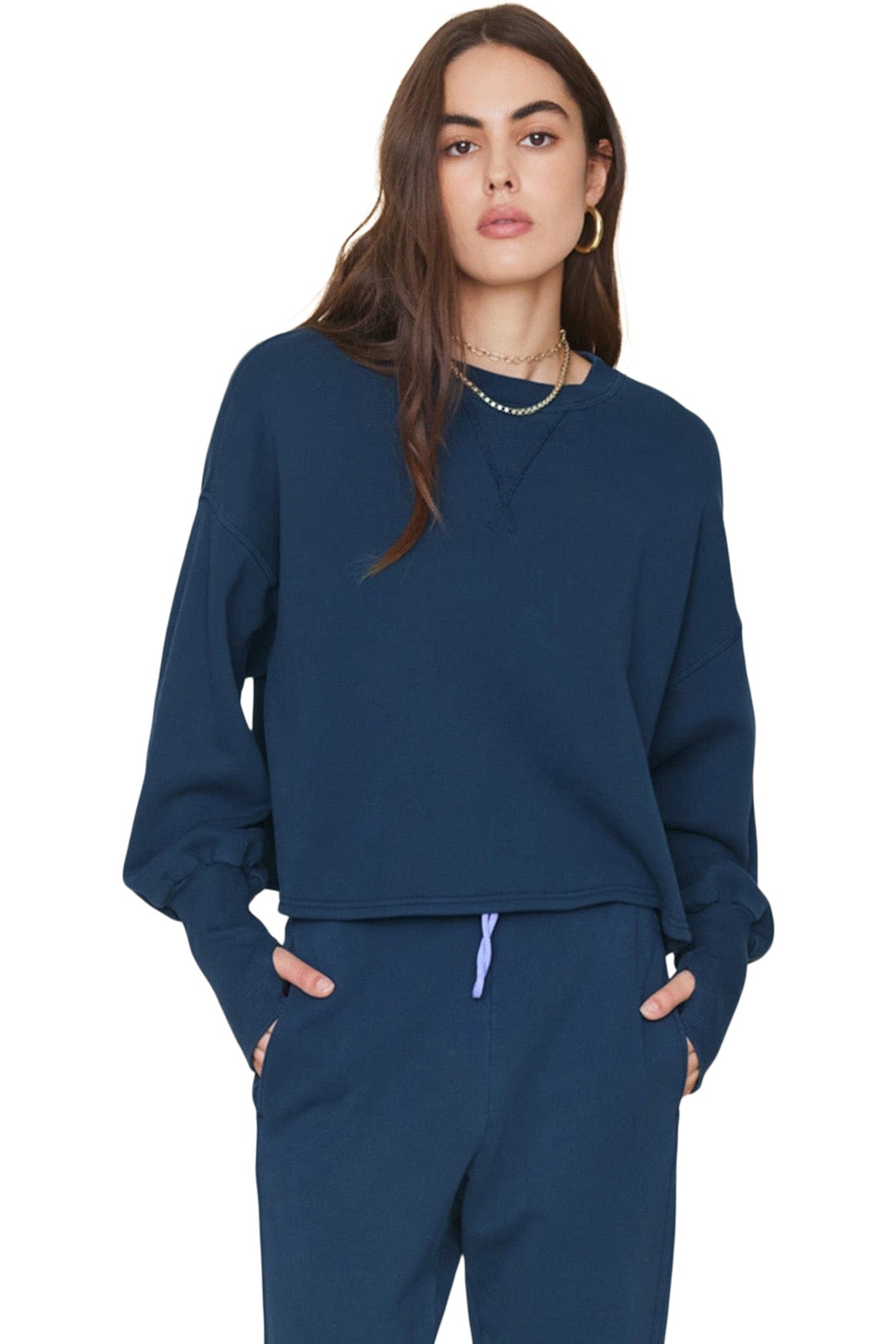 Xirena Kimble Sweatshirt in Rain Blue