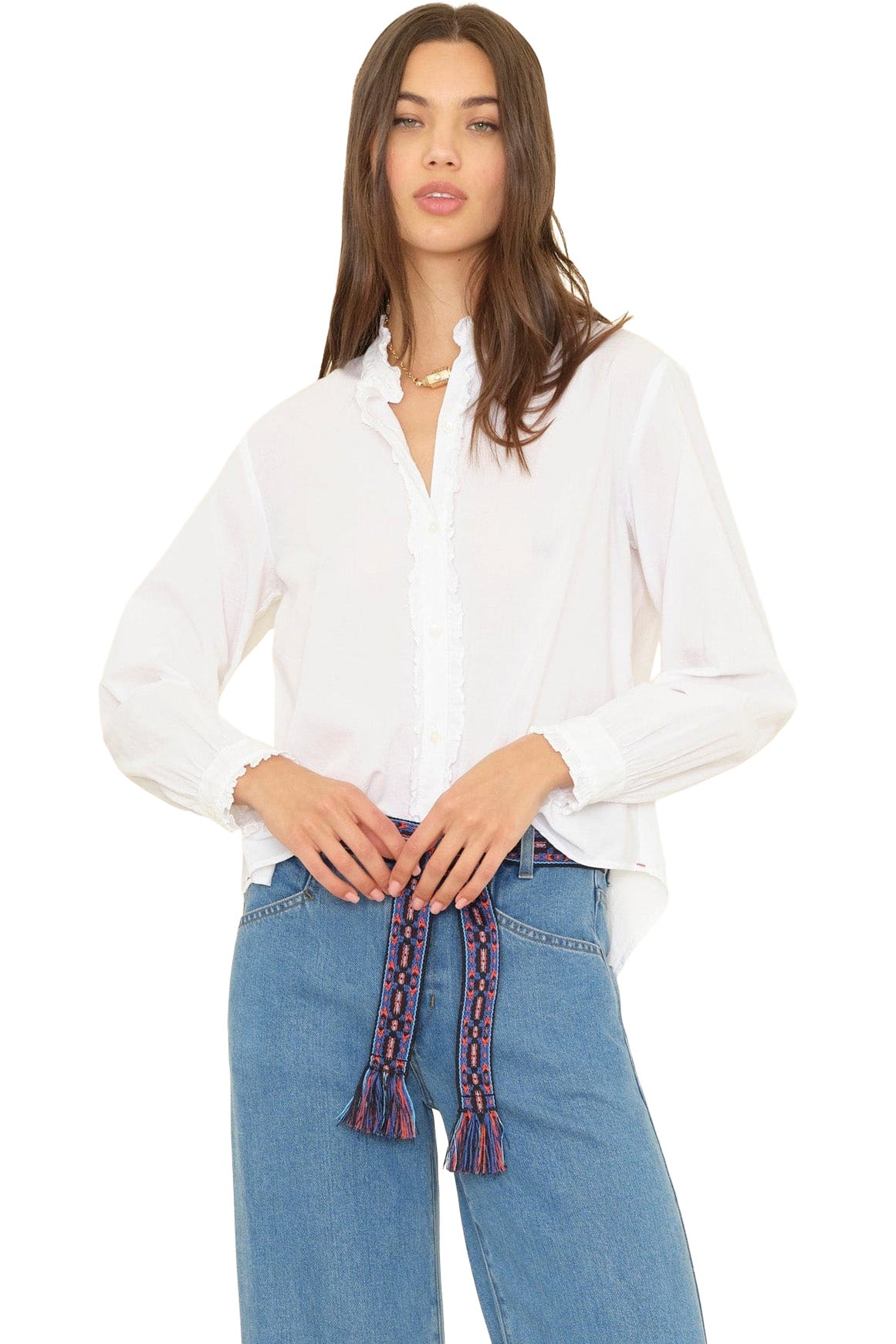 Xirena Amelie Shirt in White