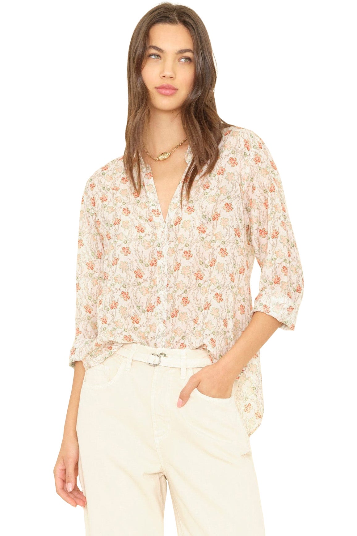 Xirena Beau Shirt in Coconut
