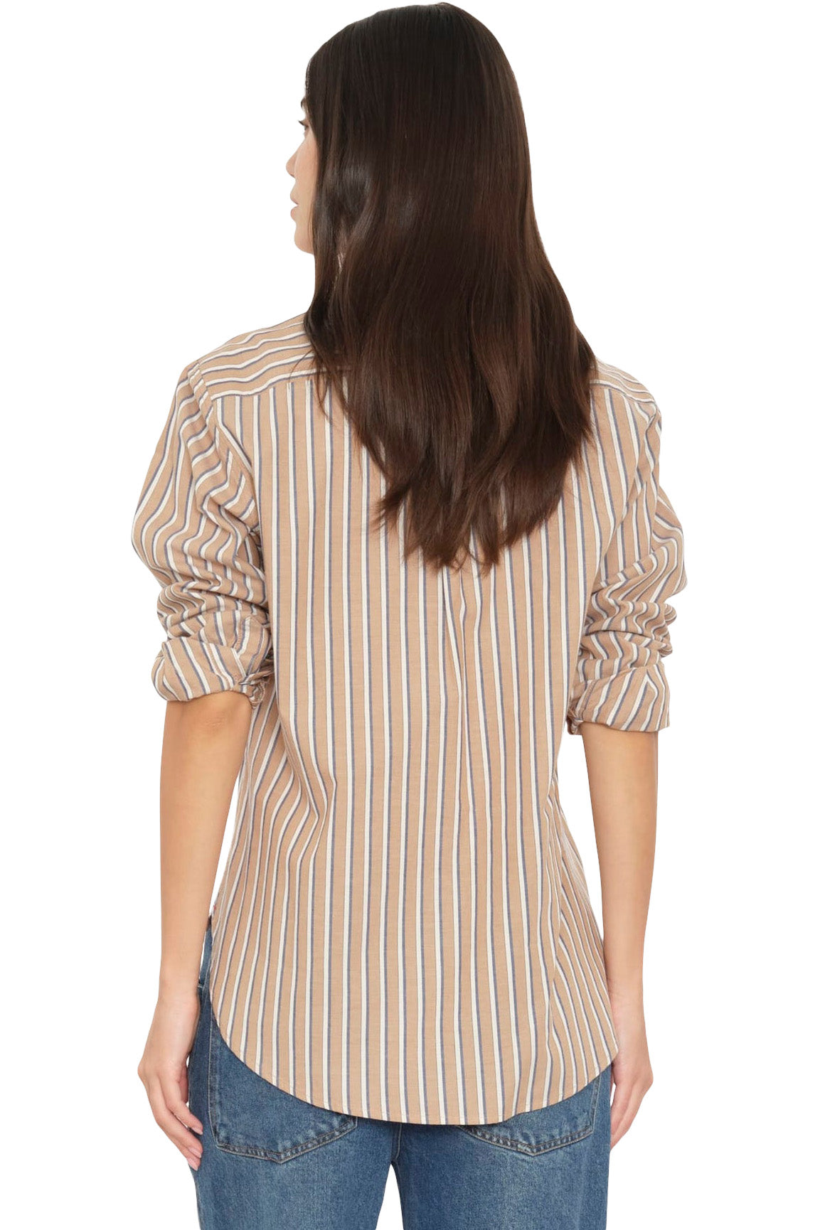 Xirena Beau Shirt in Hickory Navy