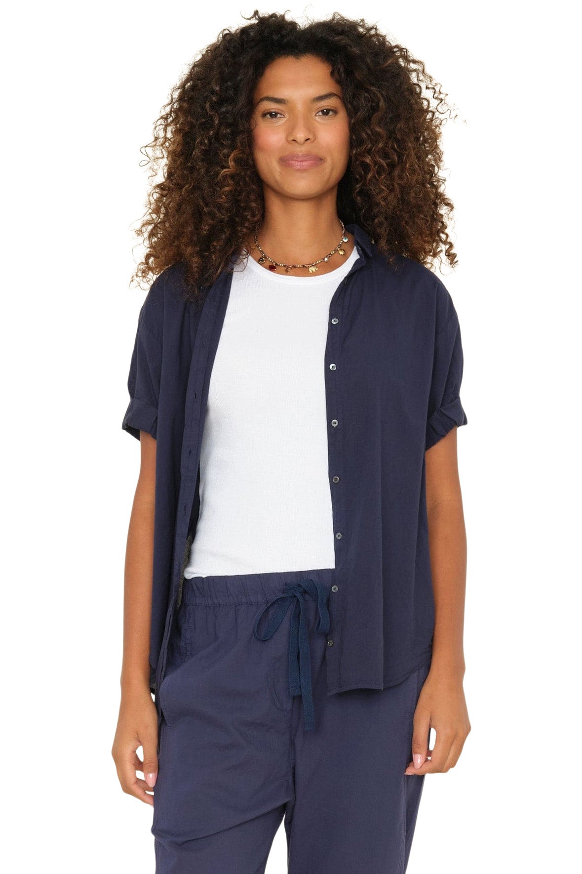 Xirena Channing Shirt in Navy