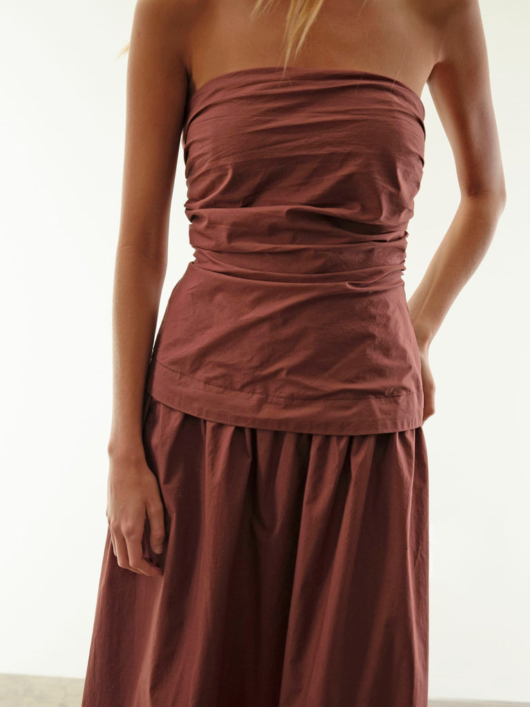 Xirena Ciara Dress in Adobe Brown