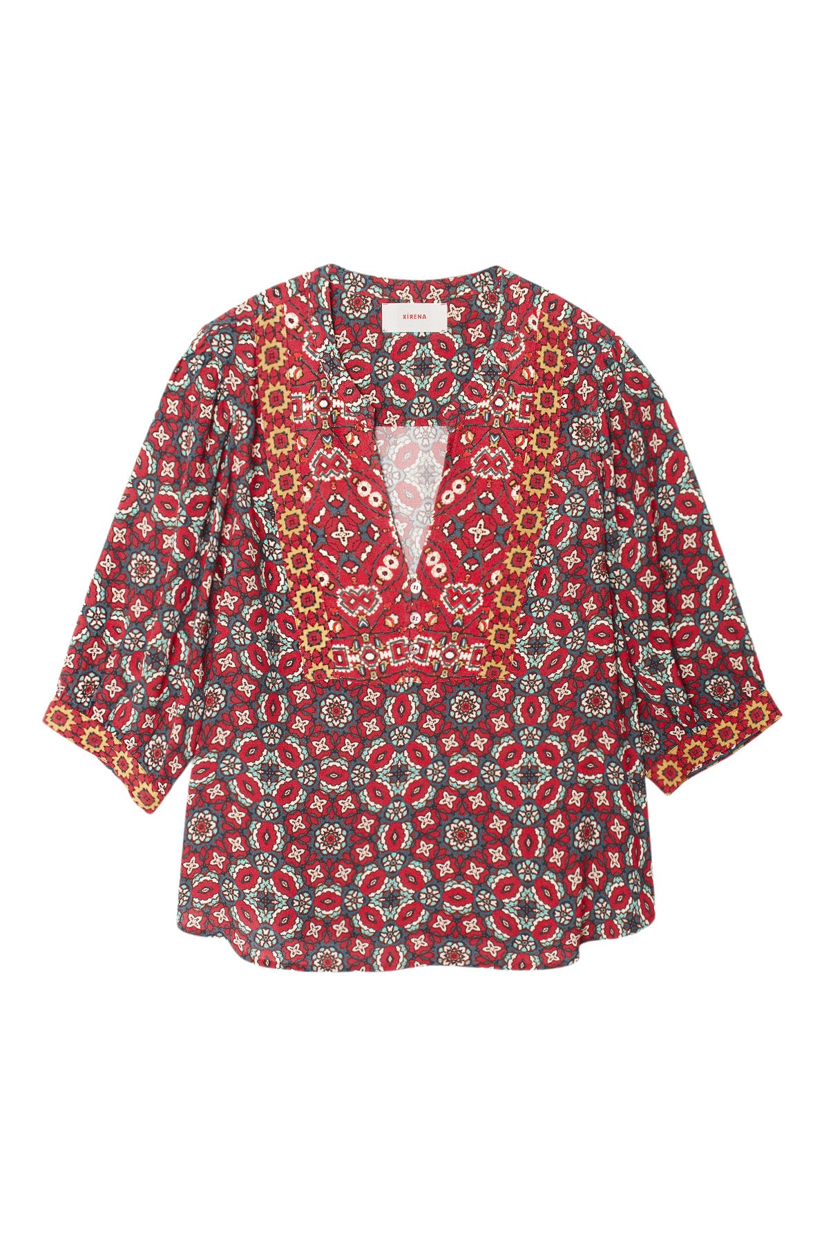 Xirena Corrine Top in Merlot Tile