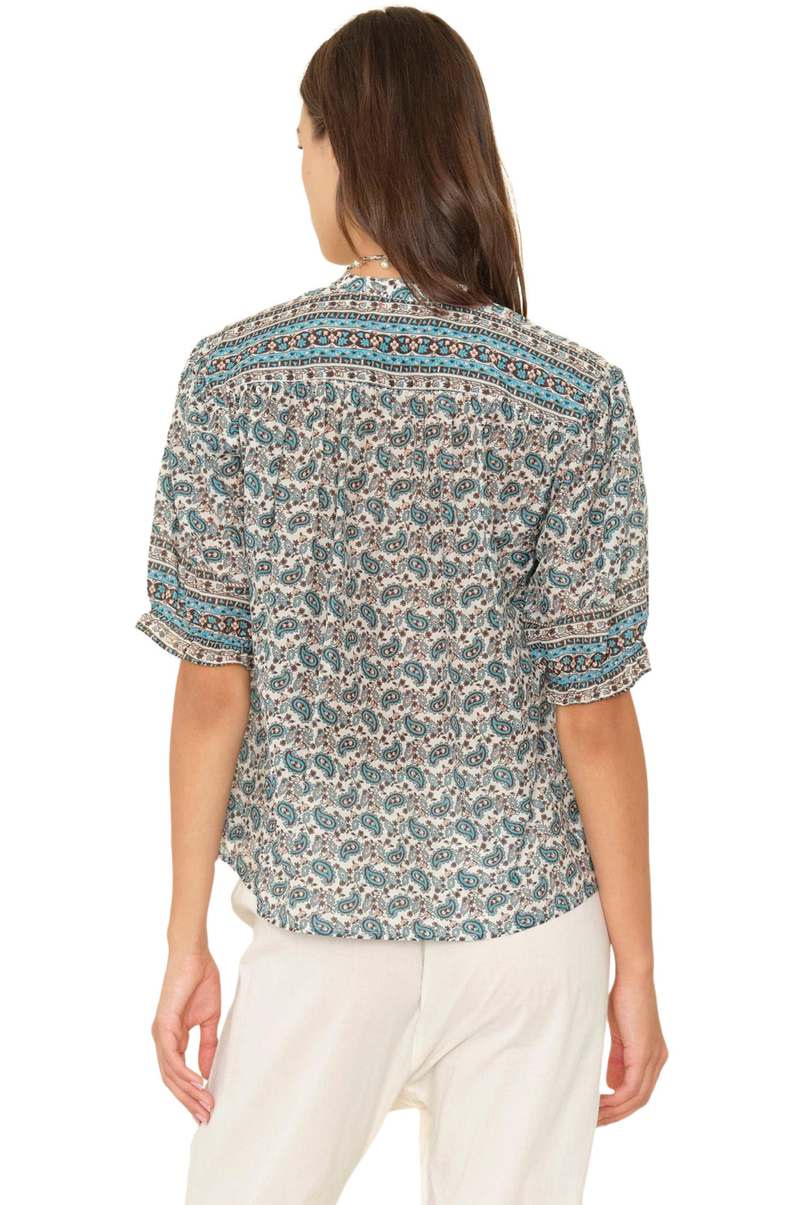 Xirena Eden Shirt in Blue Bay