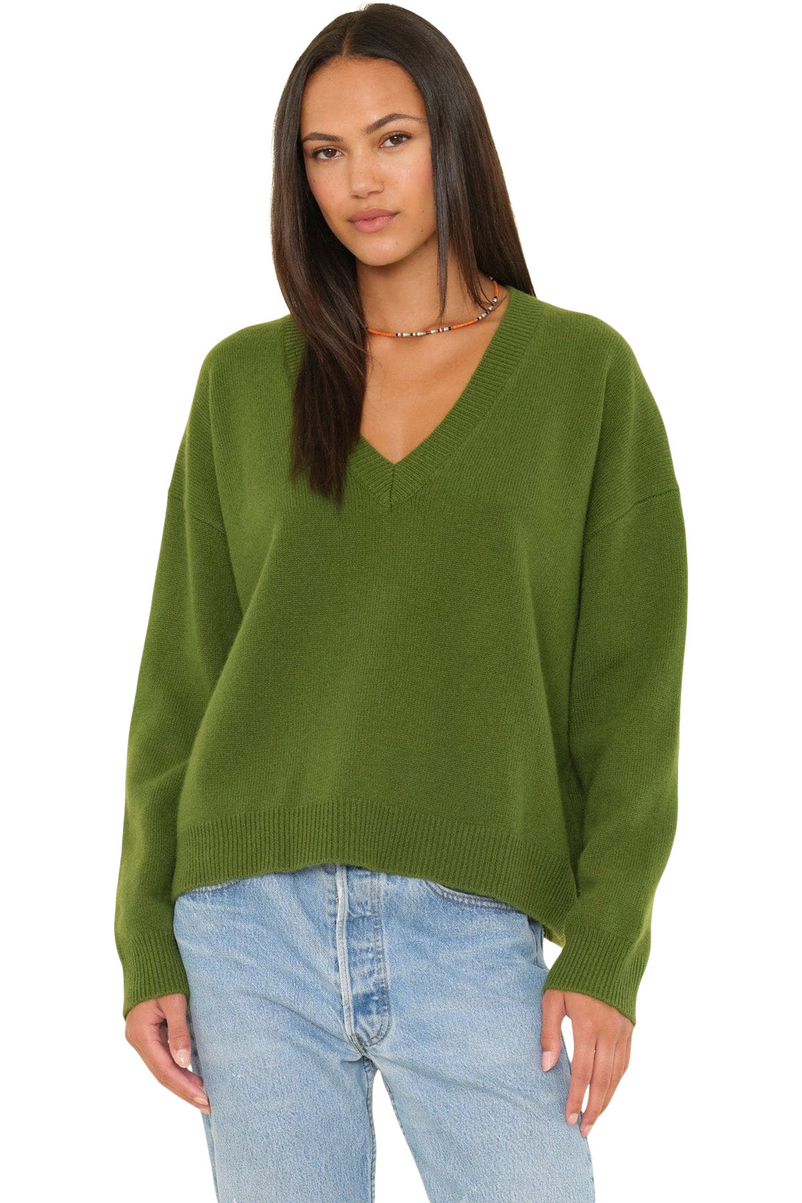 Xirena Jodie Sweater in Herb Green