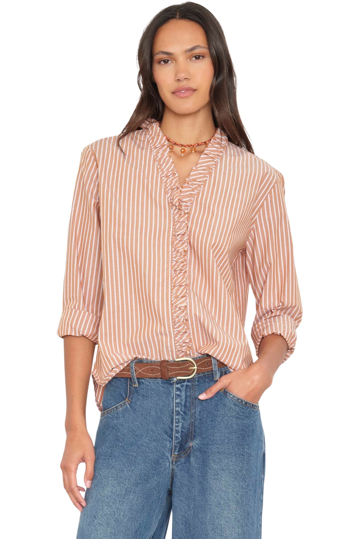Xirena Kayde Shirt in Honey Mustard