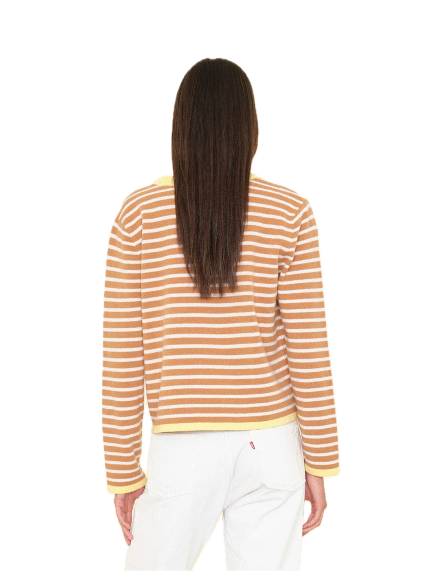 Xirena Maxwell Sweater in Camel Stripe