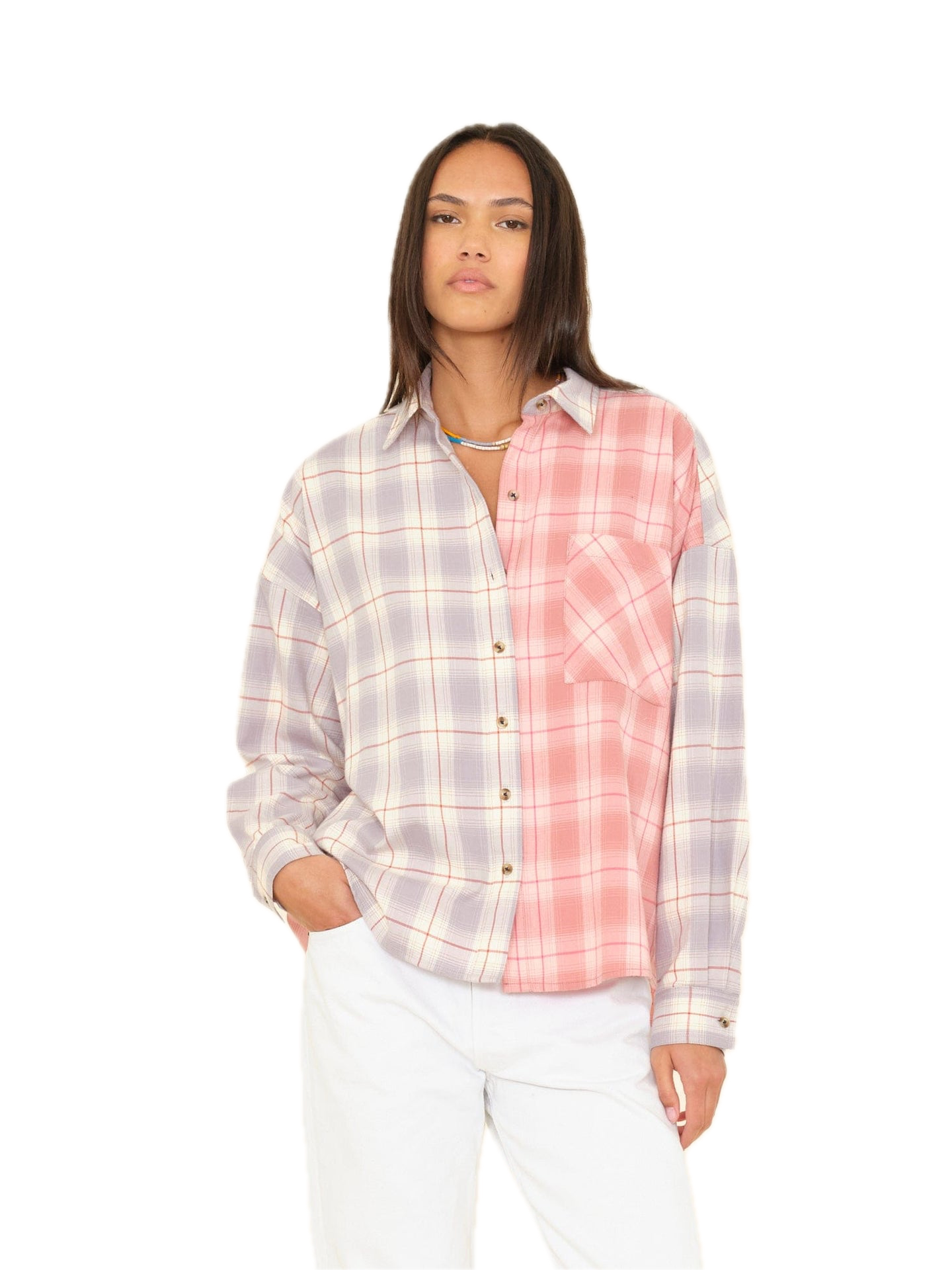 Xirena Phillipa Shirt in Mixed Patchwork